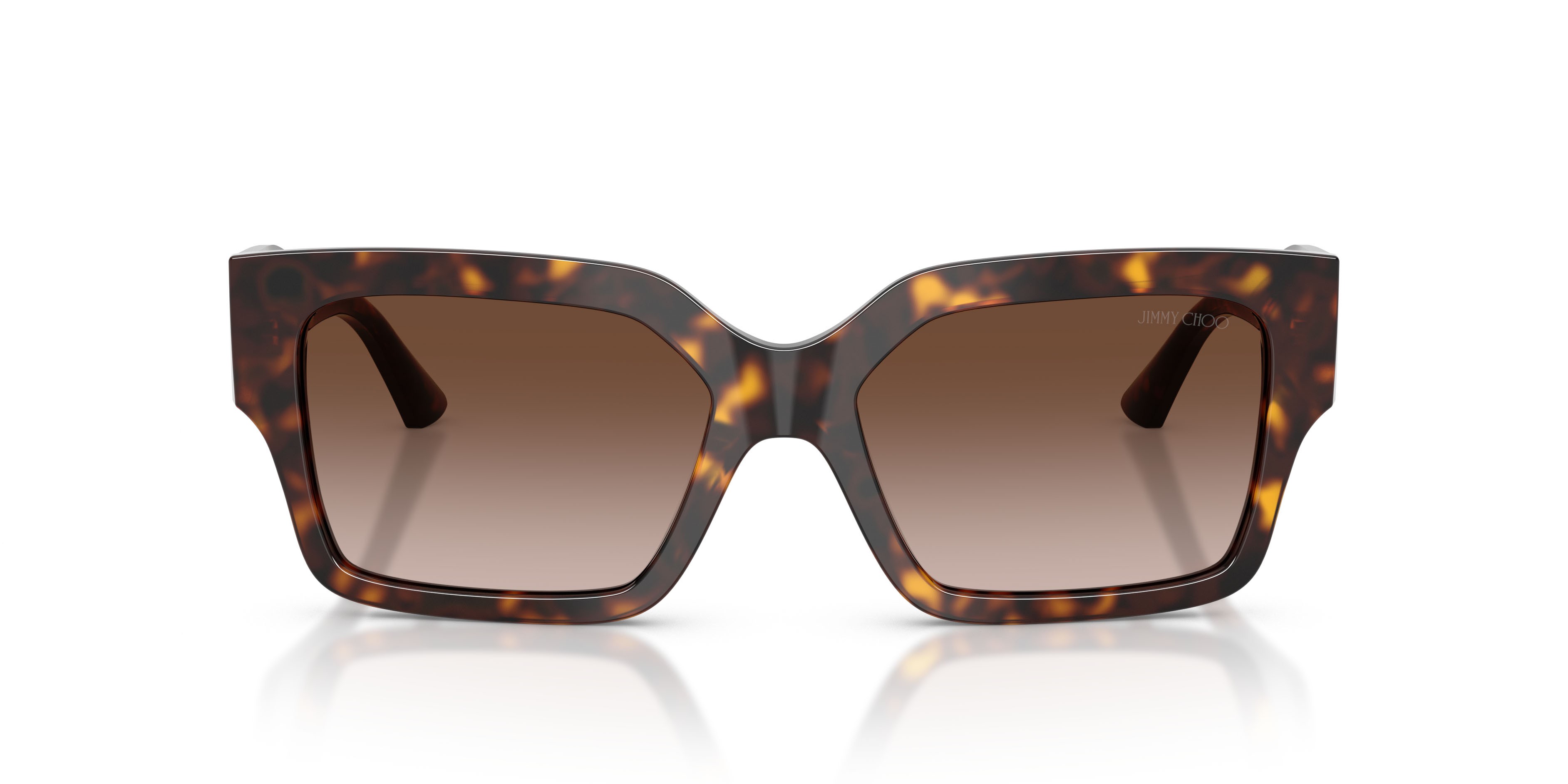 Sunglasses Jimmy Choo JC 5058JU (500213) color havana shape rectangle lenses marrone sfumato