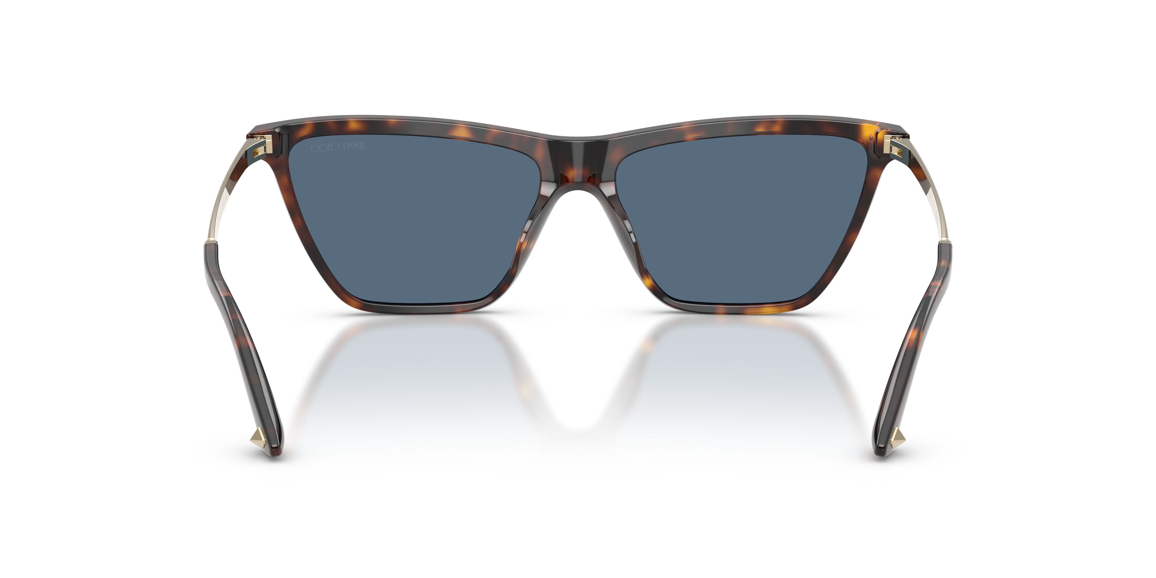 Sunglasses Jimmy Choo JC 5059U (500280) color havana shape cat eye lenses blu scuro