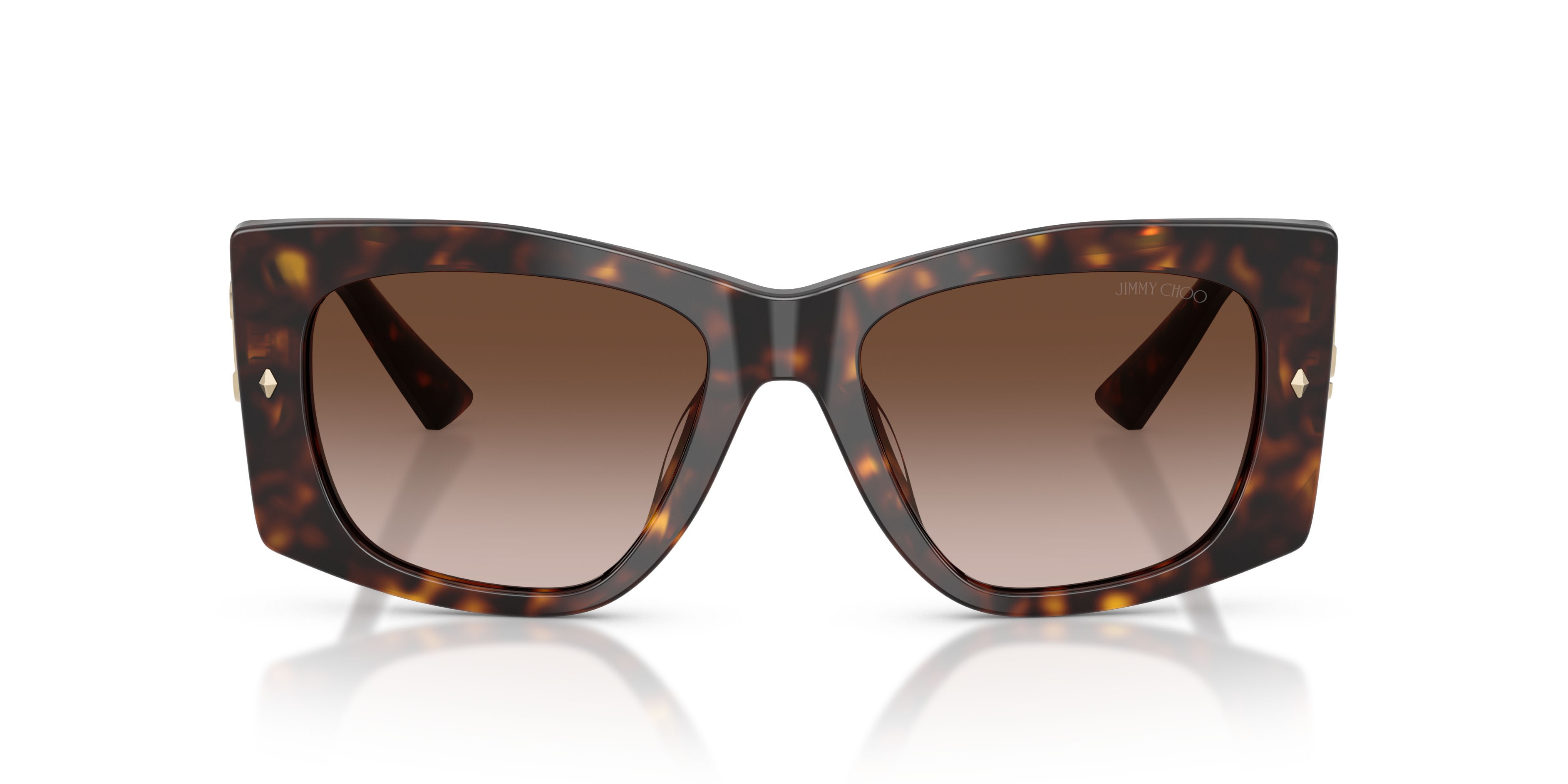 Sunglasses Jimmy Choo JC 5061U (500213) color havana shape butterfly lenses marrone sfumato