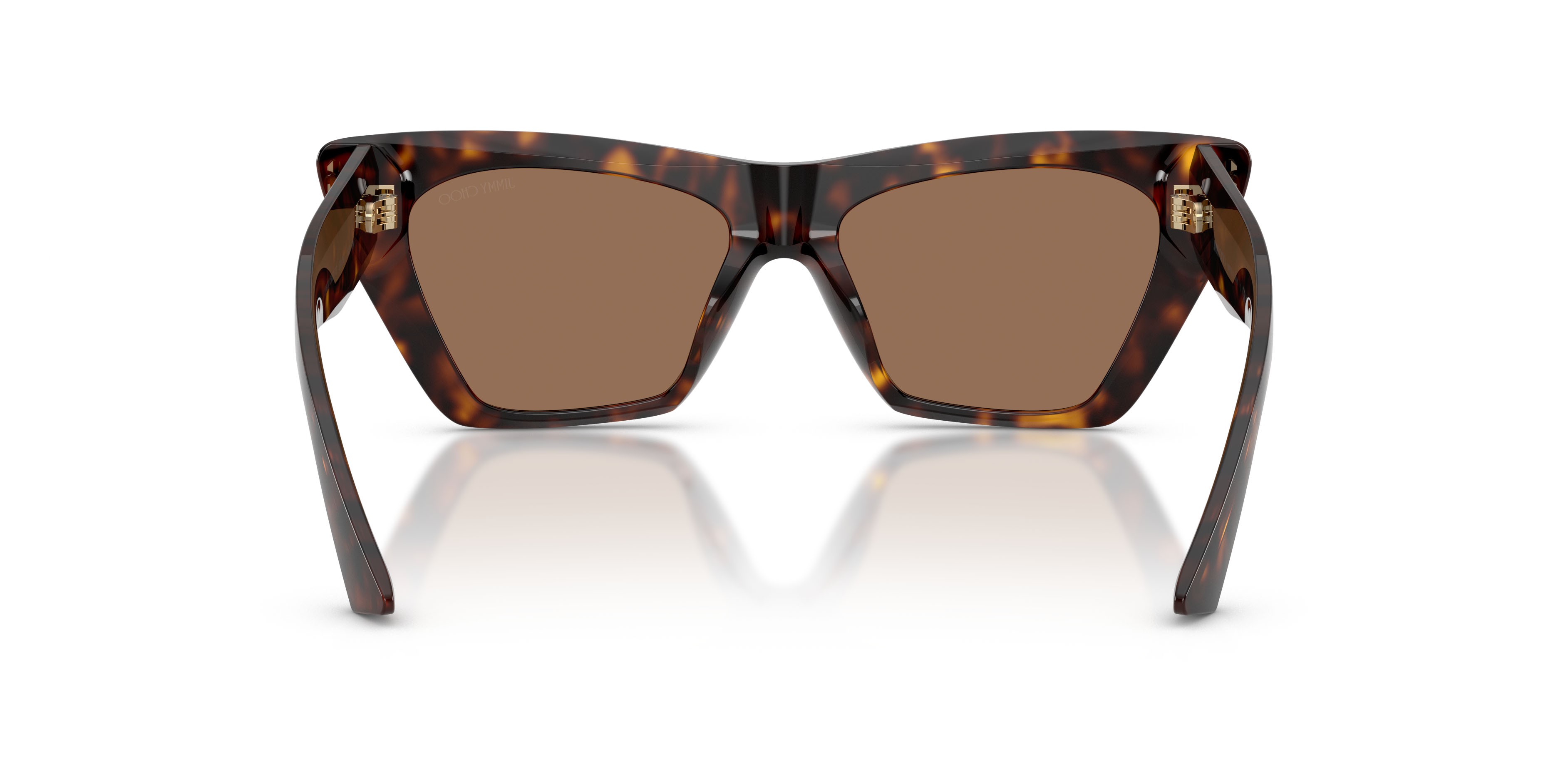 Sunglasses Jimmy Choo JC 5062U (500273) color havana shape cat eye lenses marrone scuro