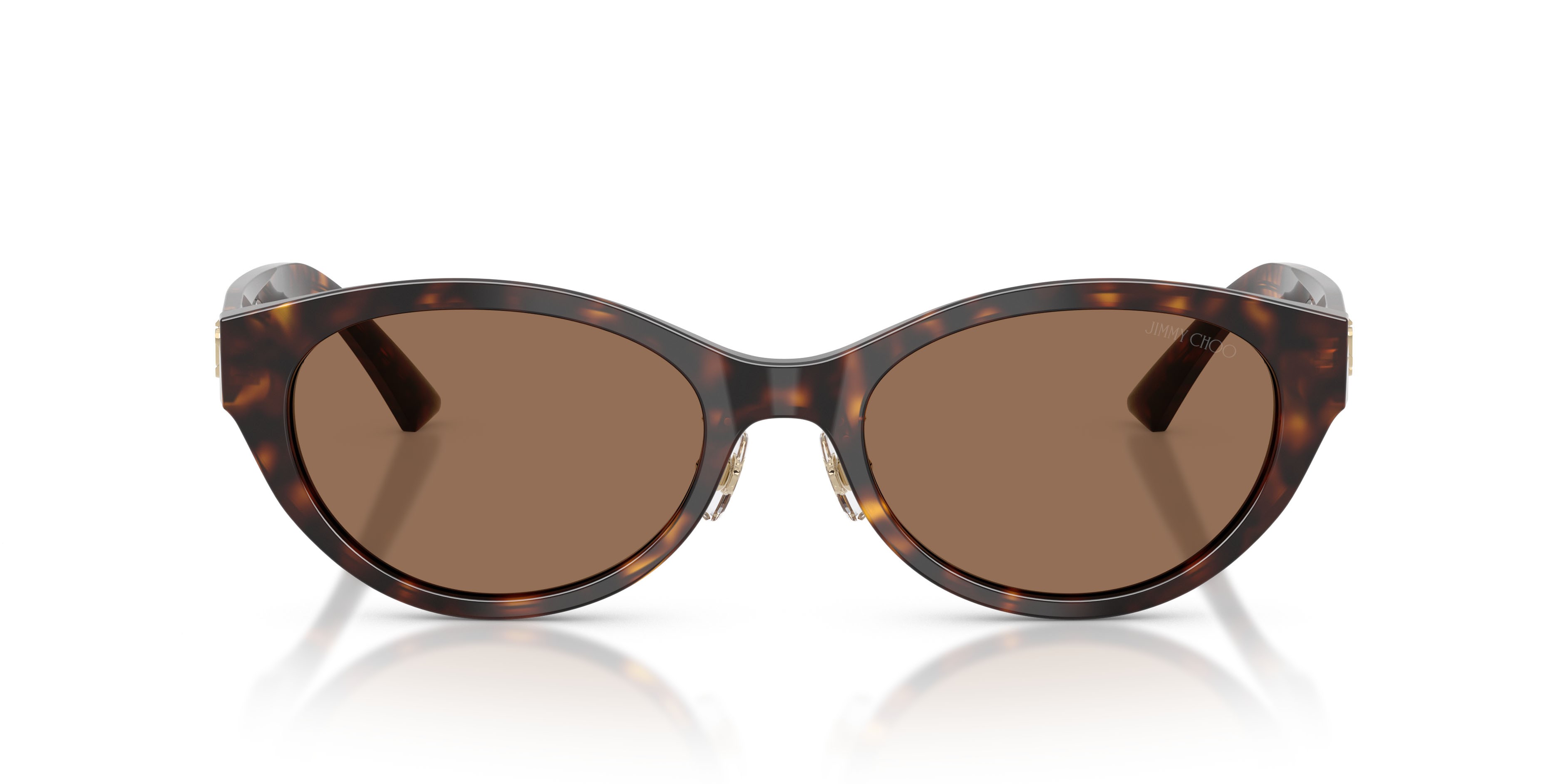 Occhiali da sole Jimmy Choo JC 5064D (500273) colore havana forma ovale lenti marrone scuro