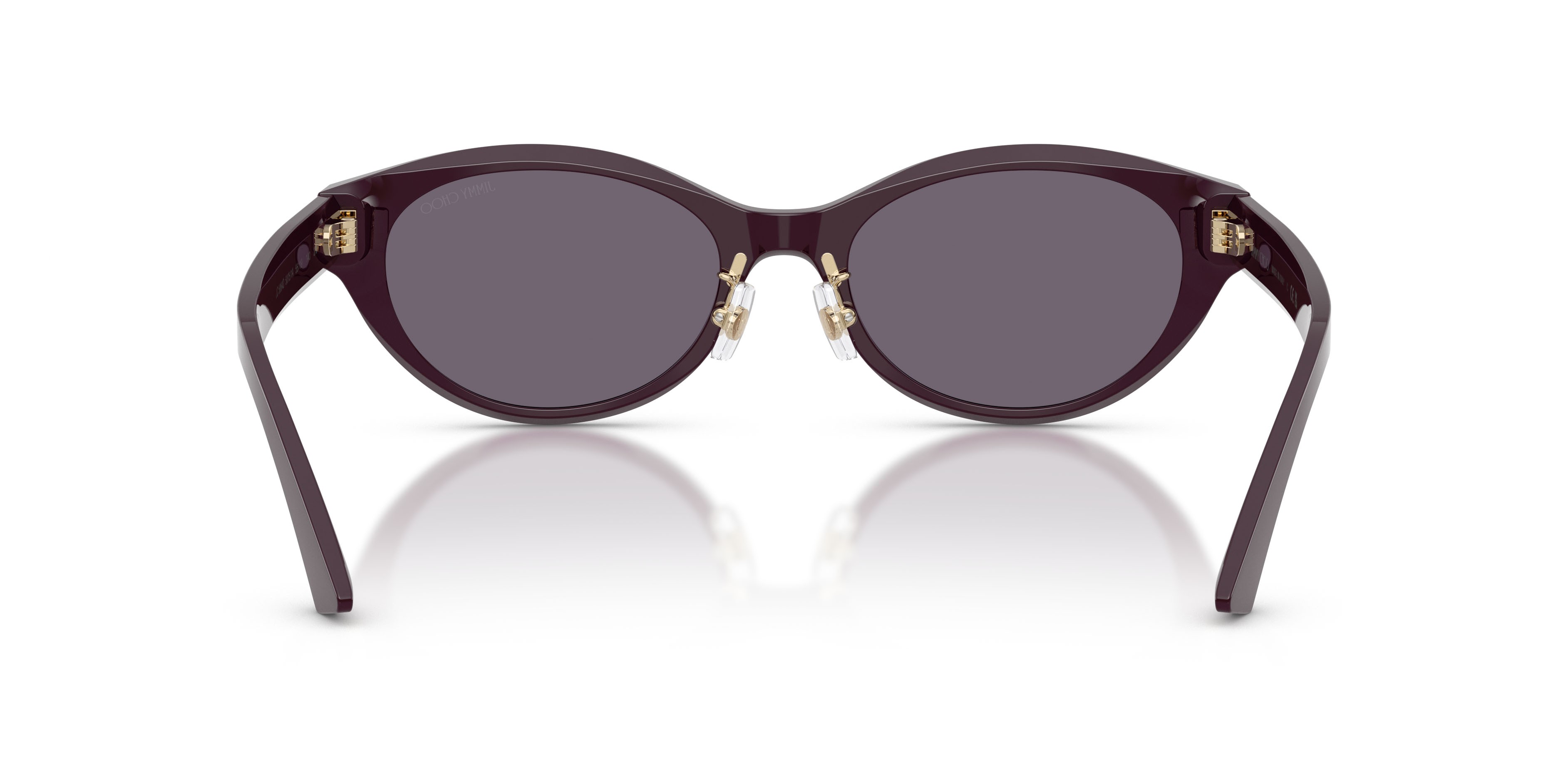 Sunglasses Jimmy Choo JC 5064D (50751A) color prugna shape oval lenses viola