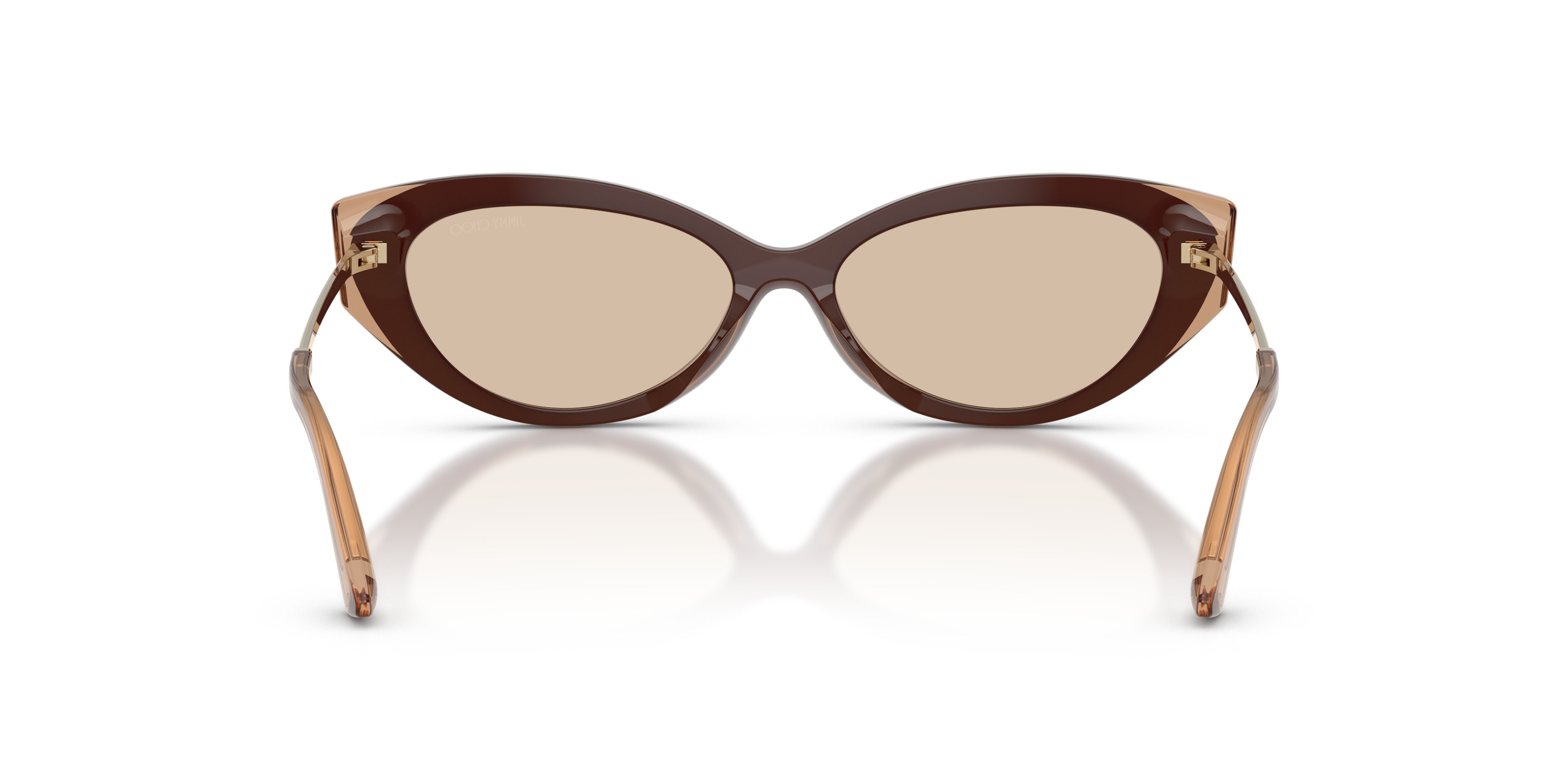 Occhiali da sole Jimmy Choo JC 5065U (510593) colore marrone/tanno forma cat eye lenti marrone chiaro