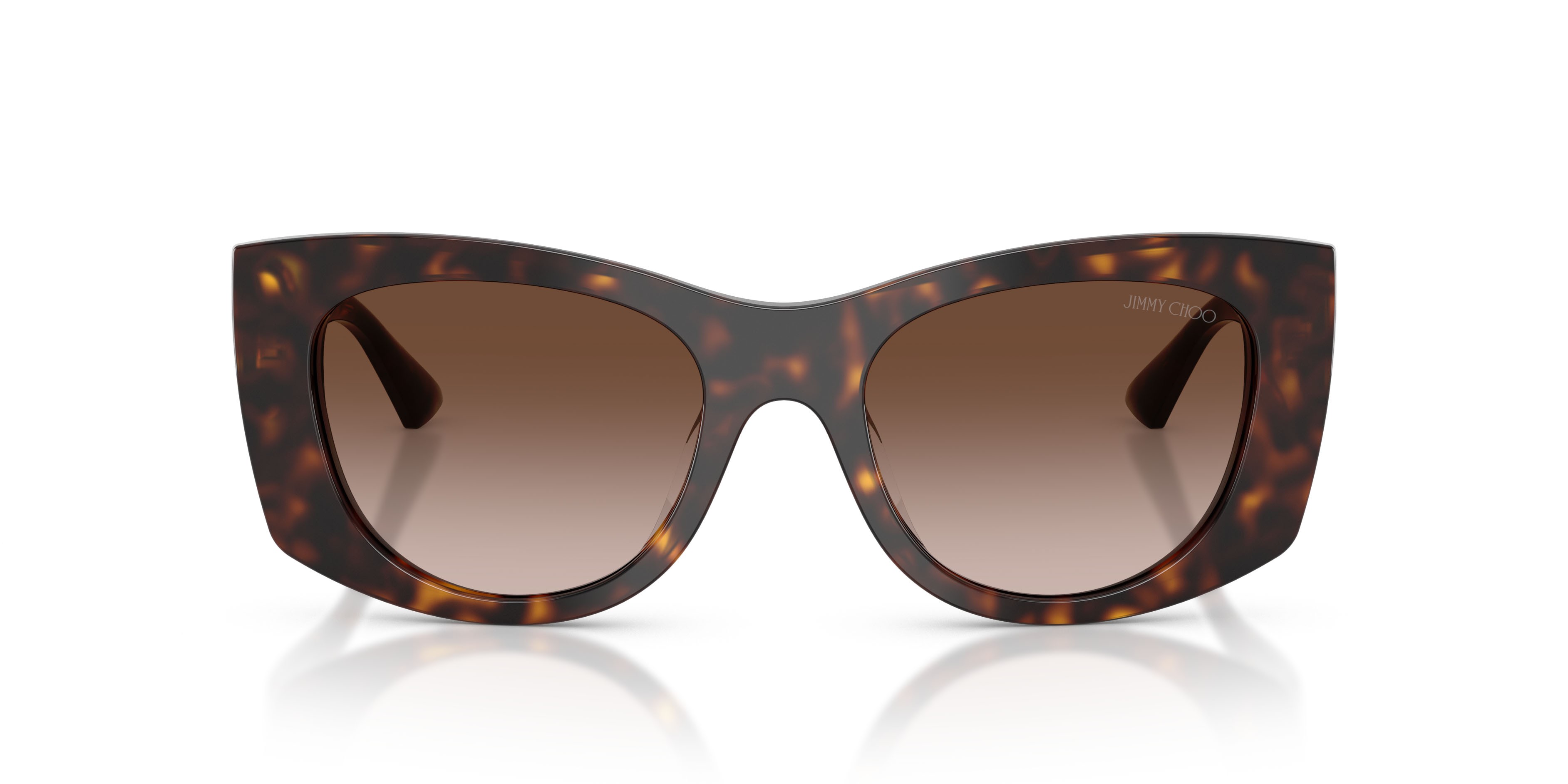 Sunglasses Jimmy Choo JC 5066U (500213) color havana shape butterfly lenses marrone sfumato