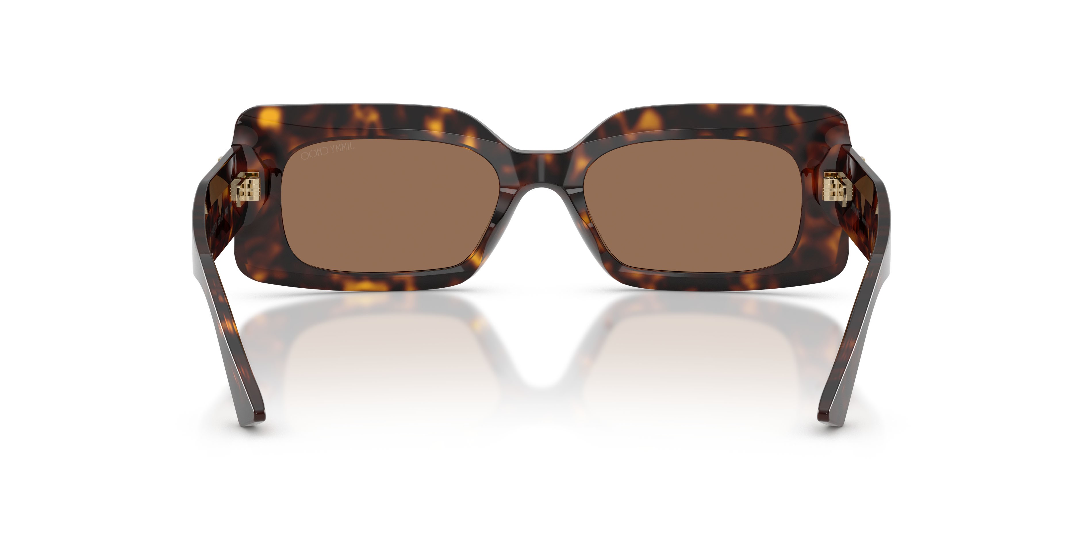 Occhiali da sole Jimmy Choo JC 5067 (500273) colore havana forma rettangolare lenti marrone scuro