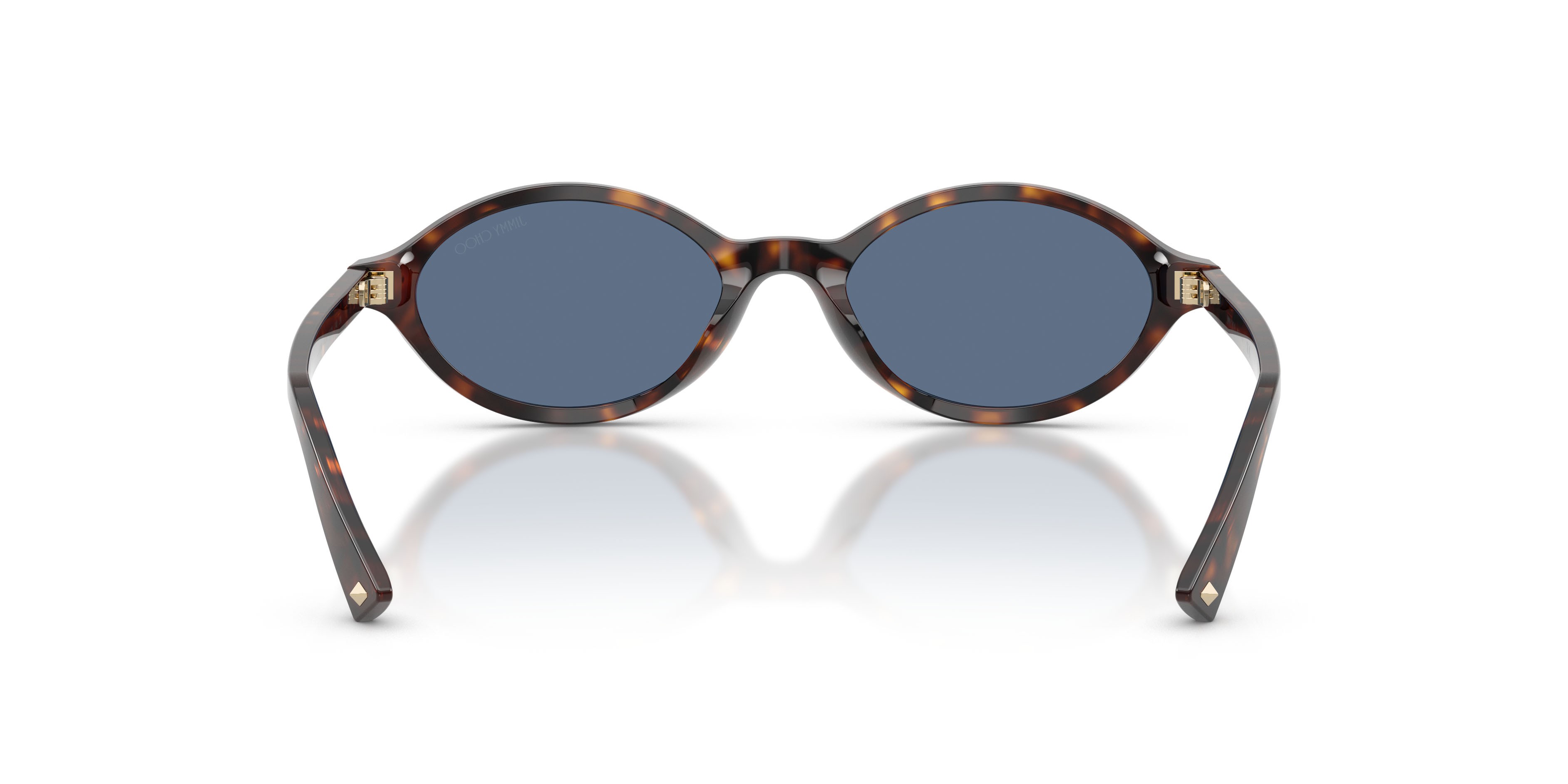 Occhiali da sole Jimmy Choo JC 5068U (500280) colore havana forma ovale lenti blu