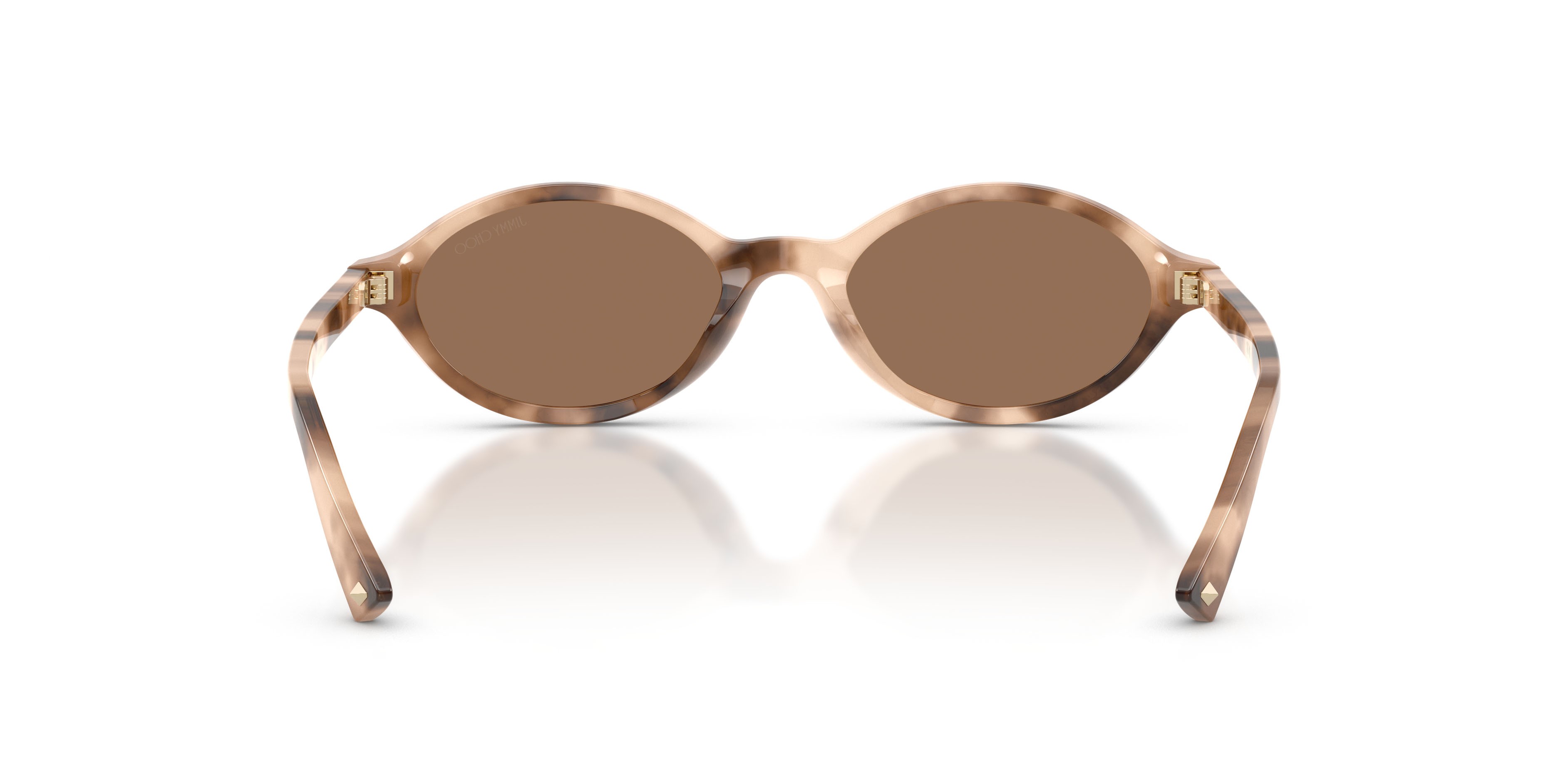 Sunglasses Jimmy Choo JC 5068U (509773) color chai havana shape oval lenses marrone scuro