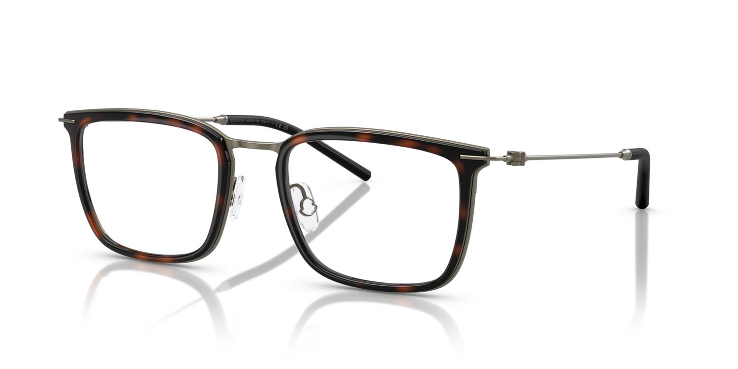 Eyeglasses Moncler ME 1001D (1010) color havana shape square lenses lente demo