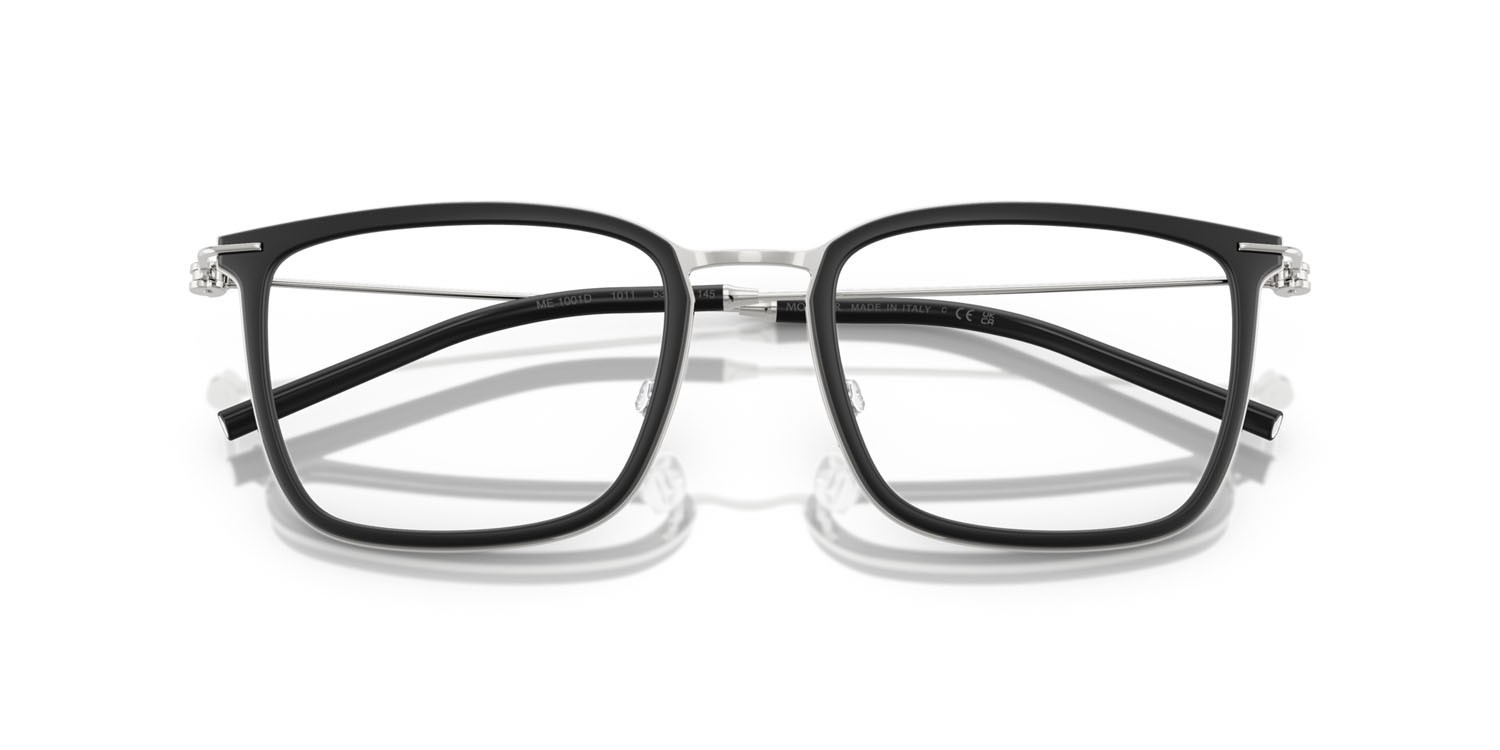 Eyeglasses Moncler ME 1001D (1011) color nero opaco shape square lenses lente demo