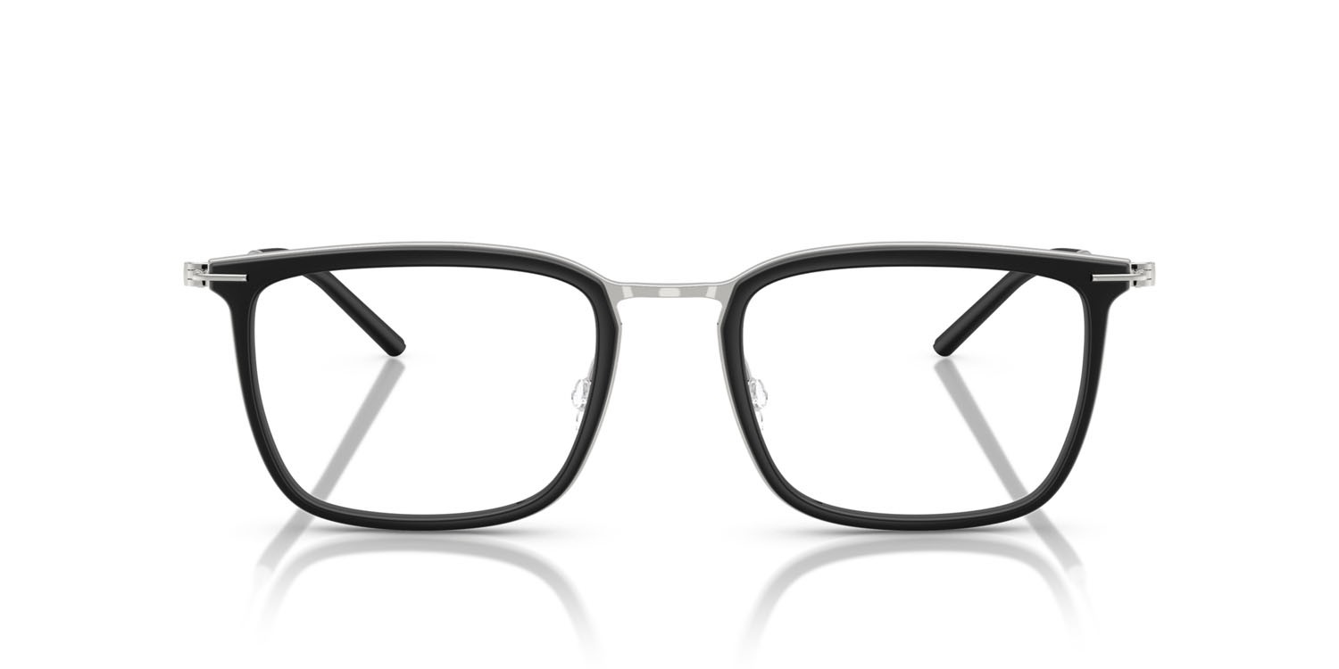 Eyeglasses Moncler ME 1001D (1011) color nero opaco shape square lenses lente demo