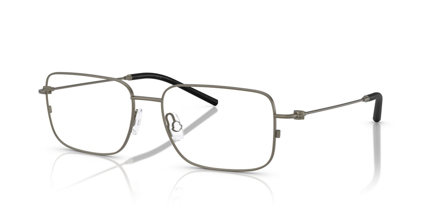 Eyeglasses Moncler ME 1004 (1002) color matte anthracite shape irregular lenses lente demo