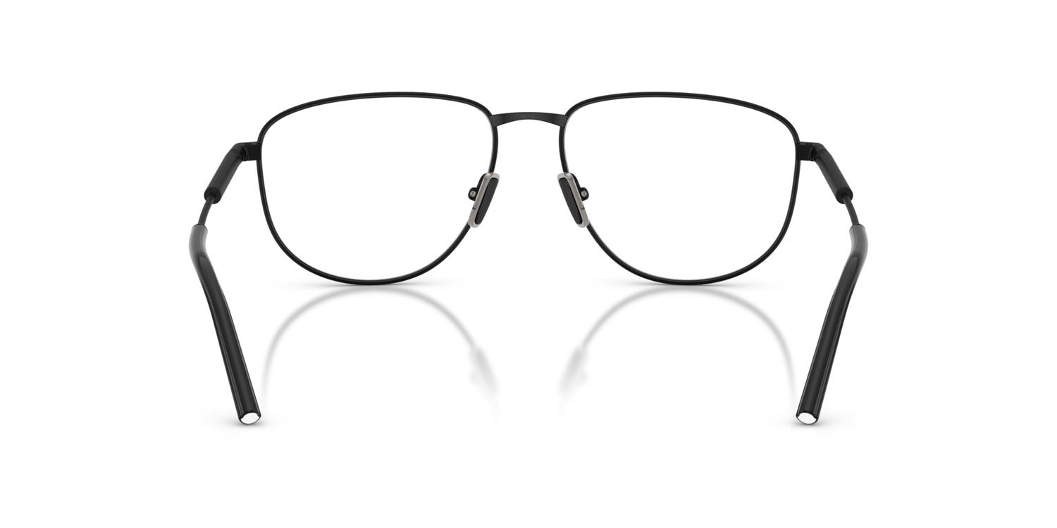 Eyeglasses Moncler ME 1005 (1001) color nero opaco shape oval lenses lente demo