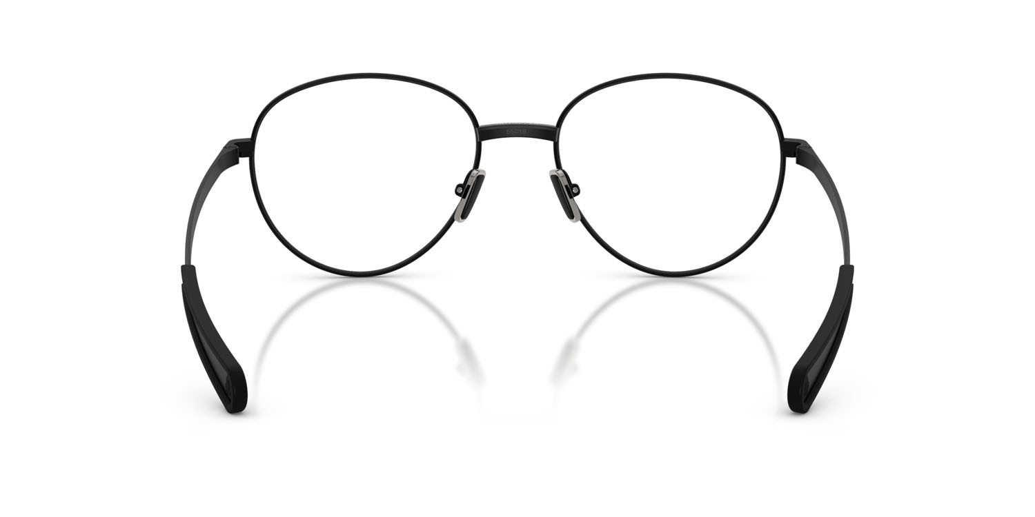 Eyeglasses Moncler ME 1009 (1001) color nero opaco shape round lenses lente demo