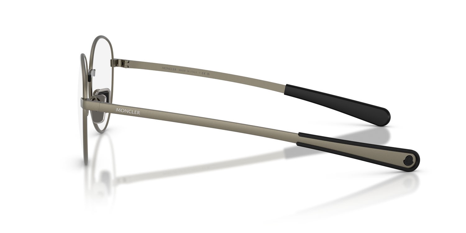 Eyeglasses Moncler ME 1009 (1002) color matte anthracite shape round lenses lente demo