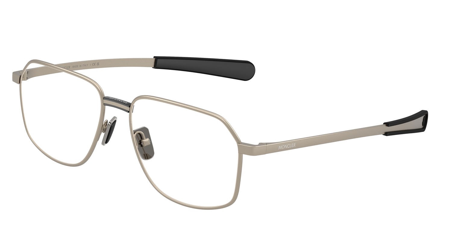Eyeglasses Moncler ME 1010 (1003) color bronzo opaco shape rectangle lenses lente demo