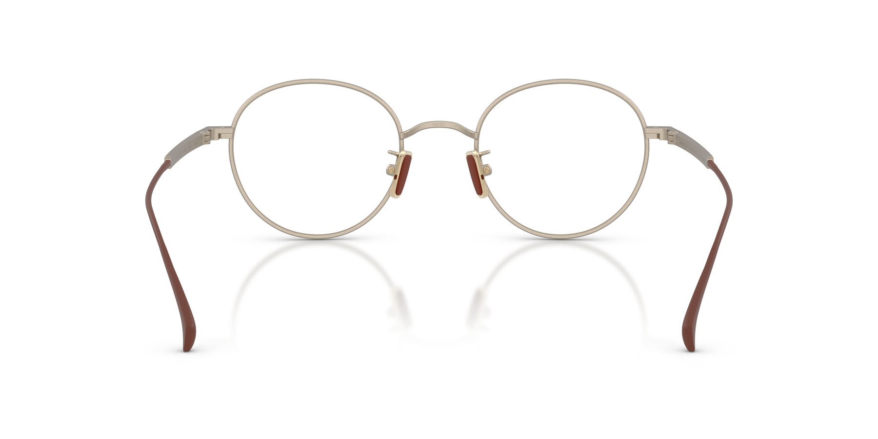 Eyeglasses Moncler ME 1013TD (1003) color bronzo opaco shape round lenses lente demo