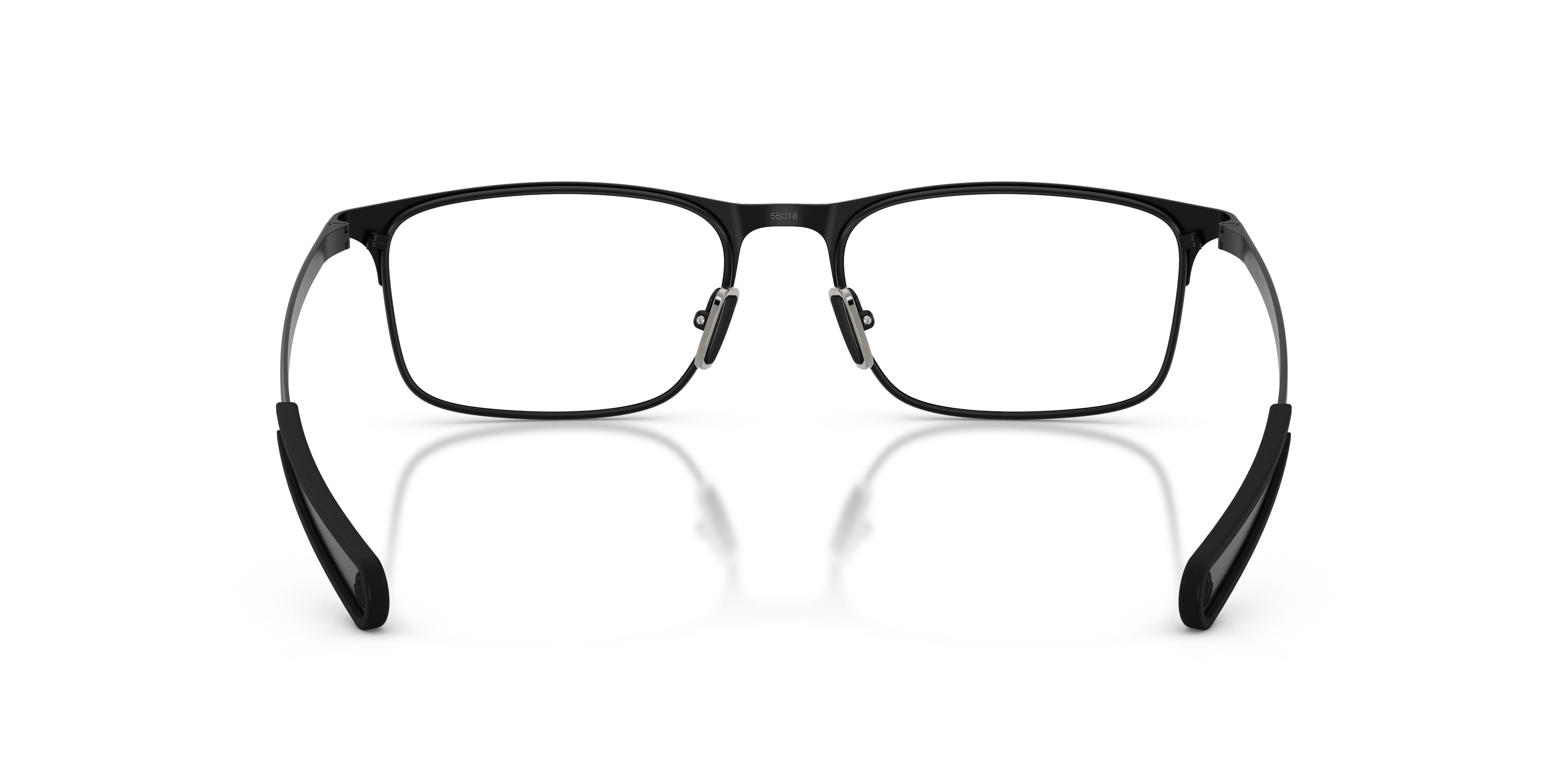 Eyeglasses Moncler ME 1014 (1001) color nero opaco shape rectangle lenses lente demo