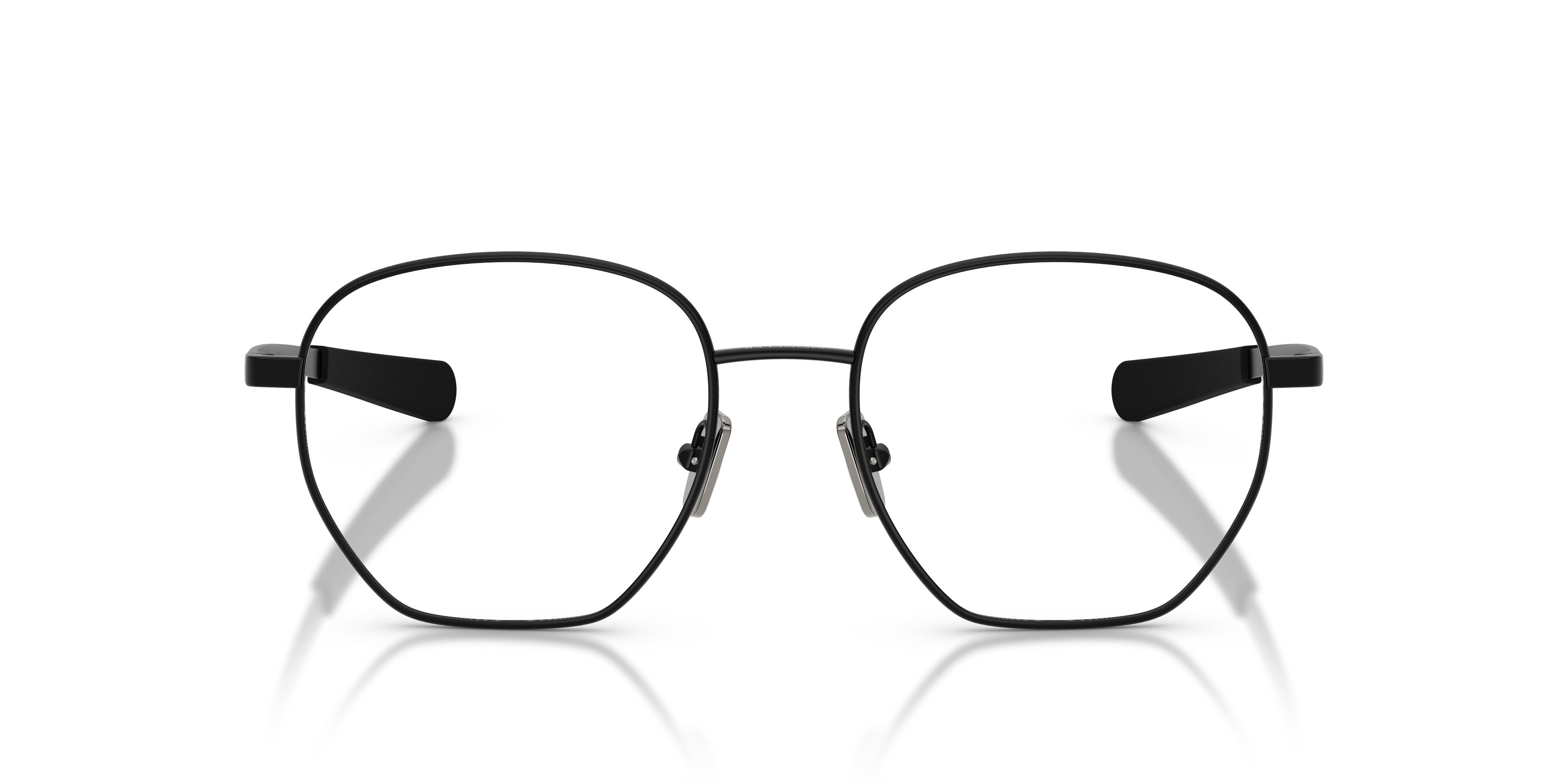 Eyeglasses Moncler ME 1015 (1001) color nero opaco shape oval lenses lente demo