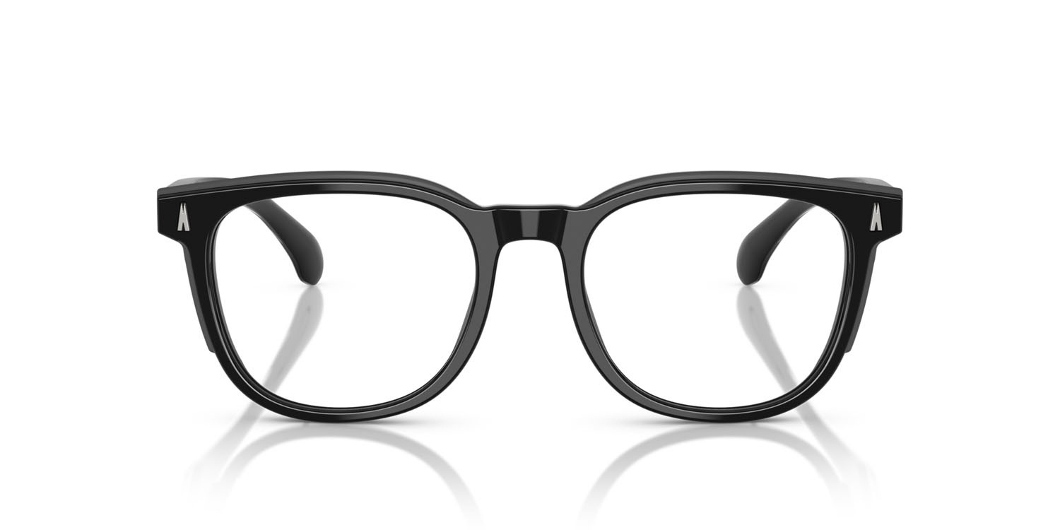 Eyeglasses Moncler ME 2002 (3001) color nero lucido shape square lenses lente demo