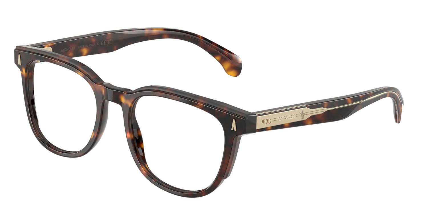 Eyeglasses Moncler ME 2002 (3002) color tartarugato marrone shape square lenses lente demo