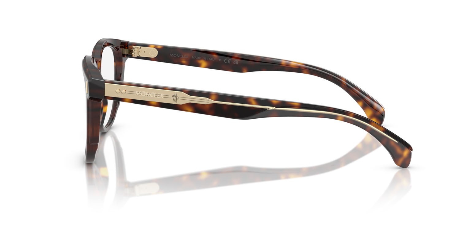 Eyeglasses Moncler ME 2002 (3002) color tartarugato marrone shape square lenses lente demo
