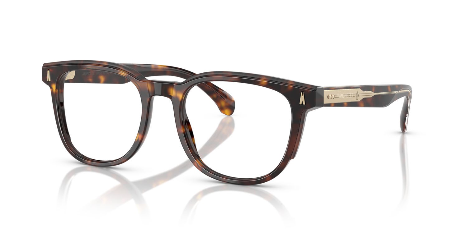 Eyeglasses Moncler ME 2002 (3002) color tartarugato marrone shape square lenses lente demo