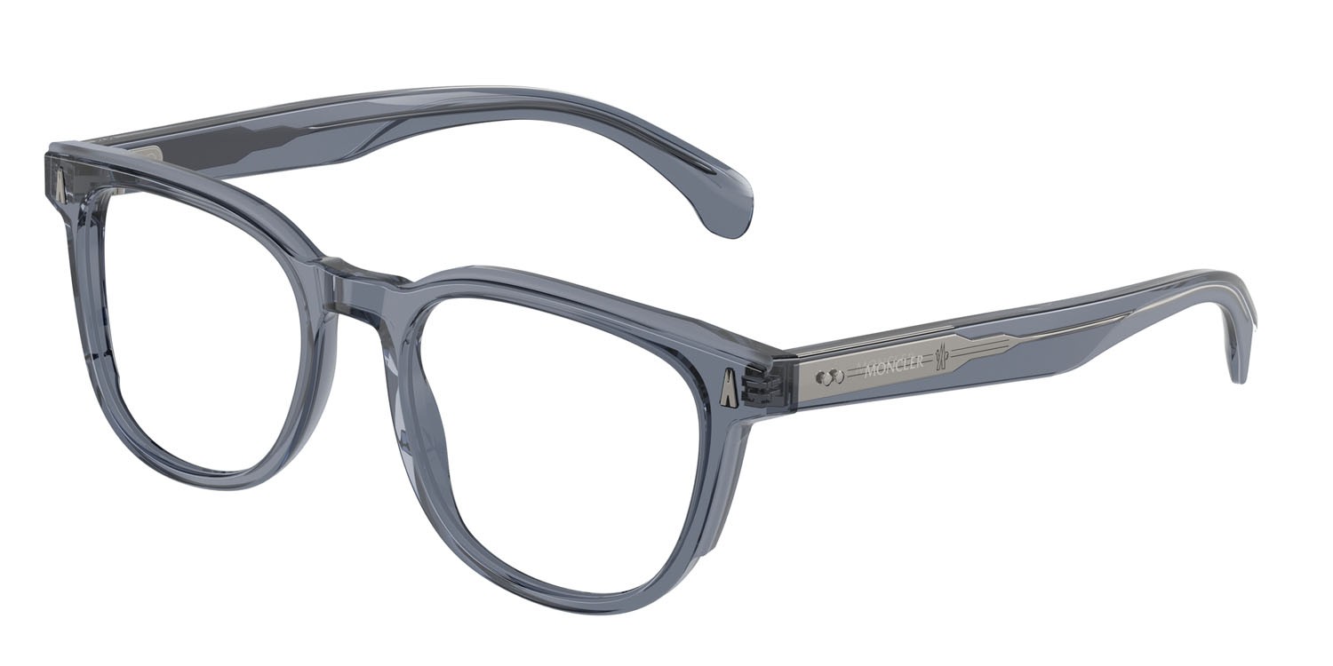 Eyeglasses Moncler ME 2002 (3007) color blu shape square lenses lente demo
