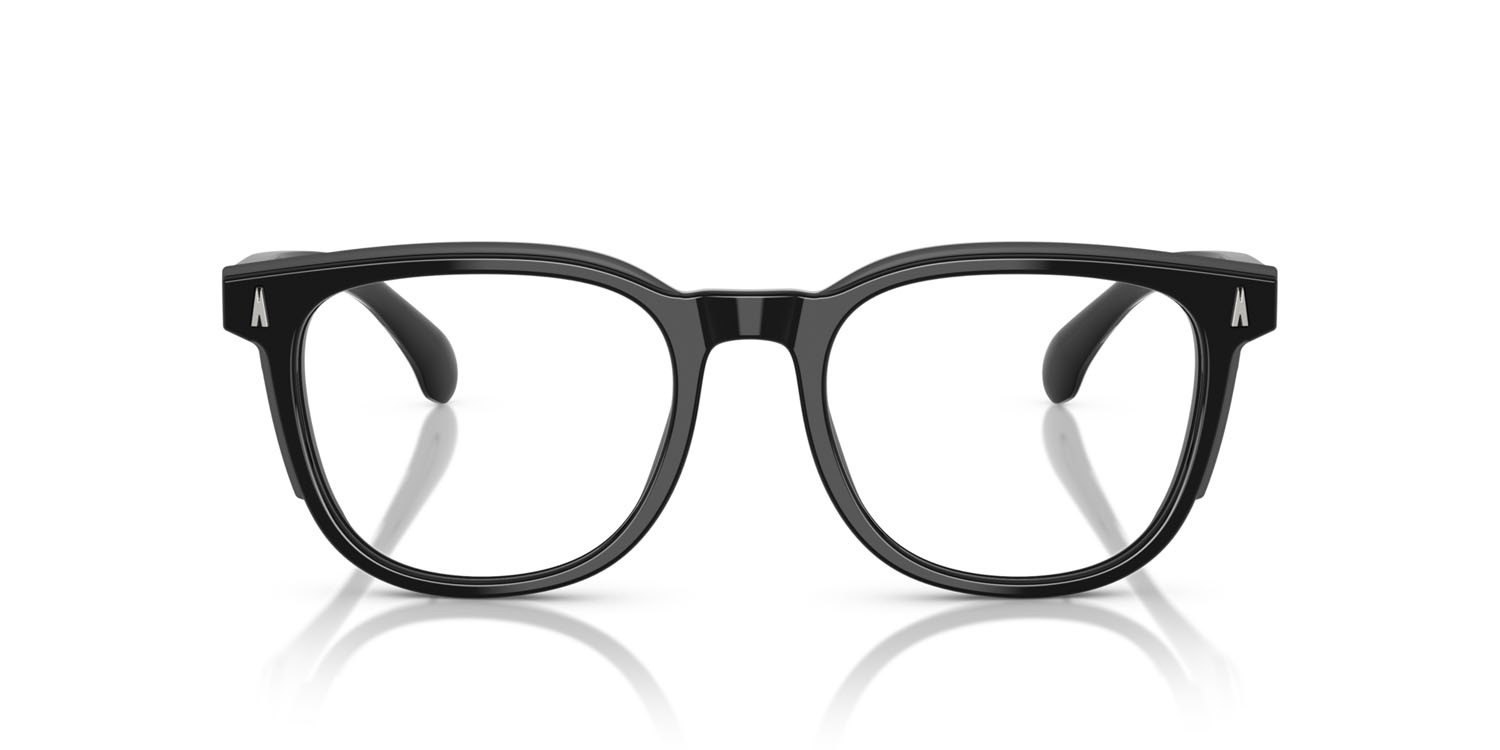 Brillen Moncler ME 2002F (3001) farbe nero lucido form quadratisch gläser lente demo