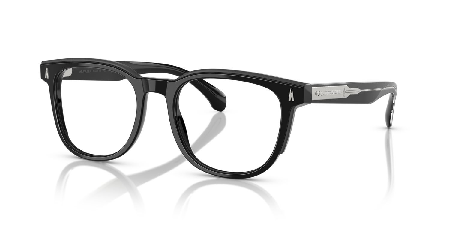 Brillen Moncler ME 2002F (3001) farbe nero lucido form quadratisch gläser lente demo