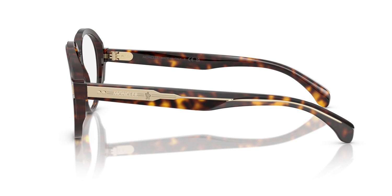 Eyeglasses Moncler ME 2003 (3002) color tartarugato marrone shape aviator lenses lente demo