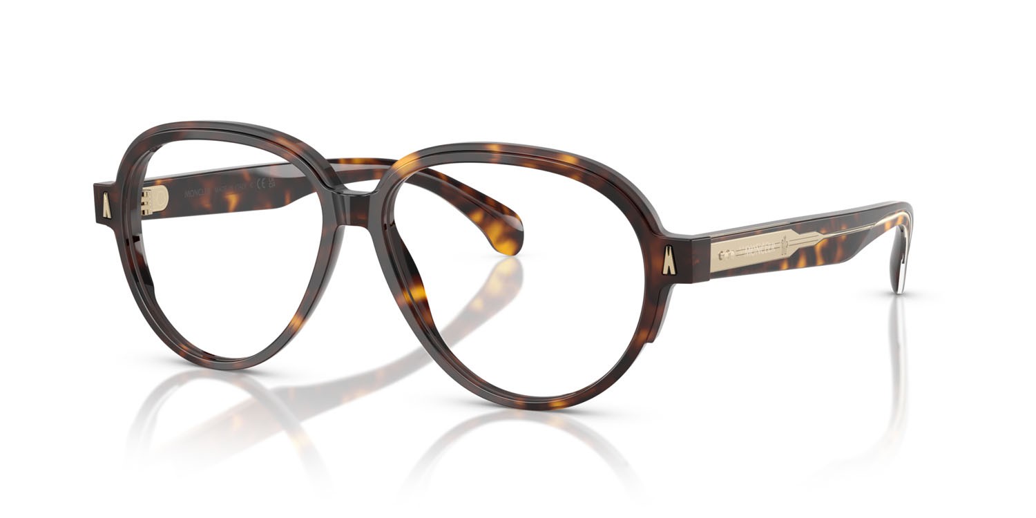 Eyeglasses Moncler ME 2003 (3002) color tartarugato marrone shape aviator lenses lente demo