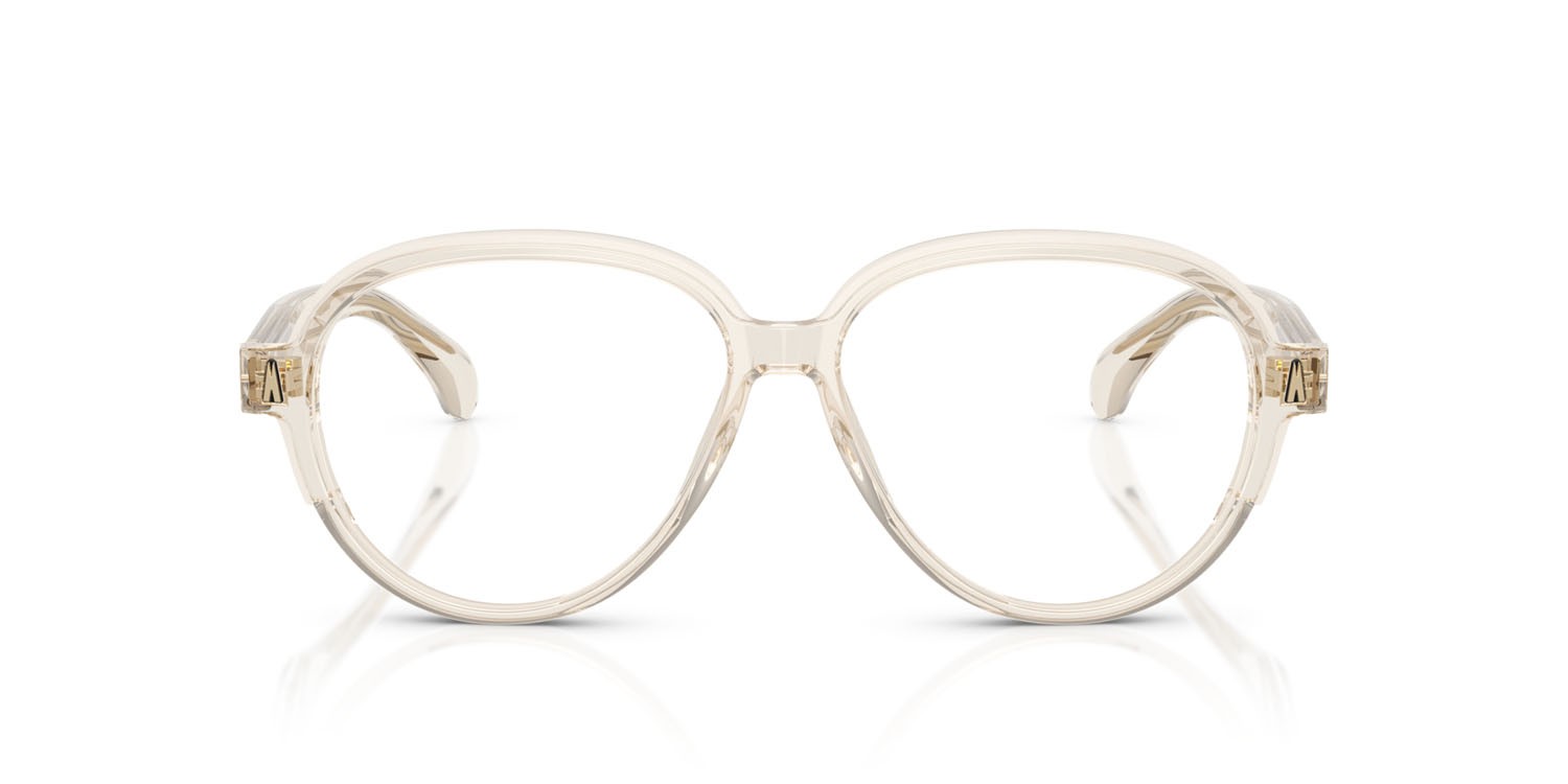 Eyeglasses Moncler ME 2003 (3003) color burro trasparente shape aviator lenses lente demo