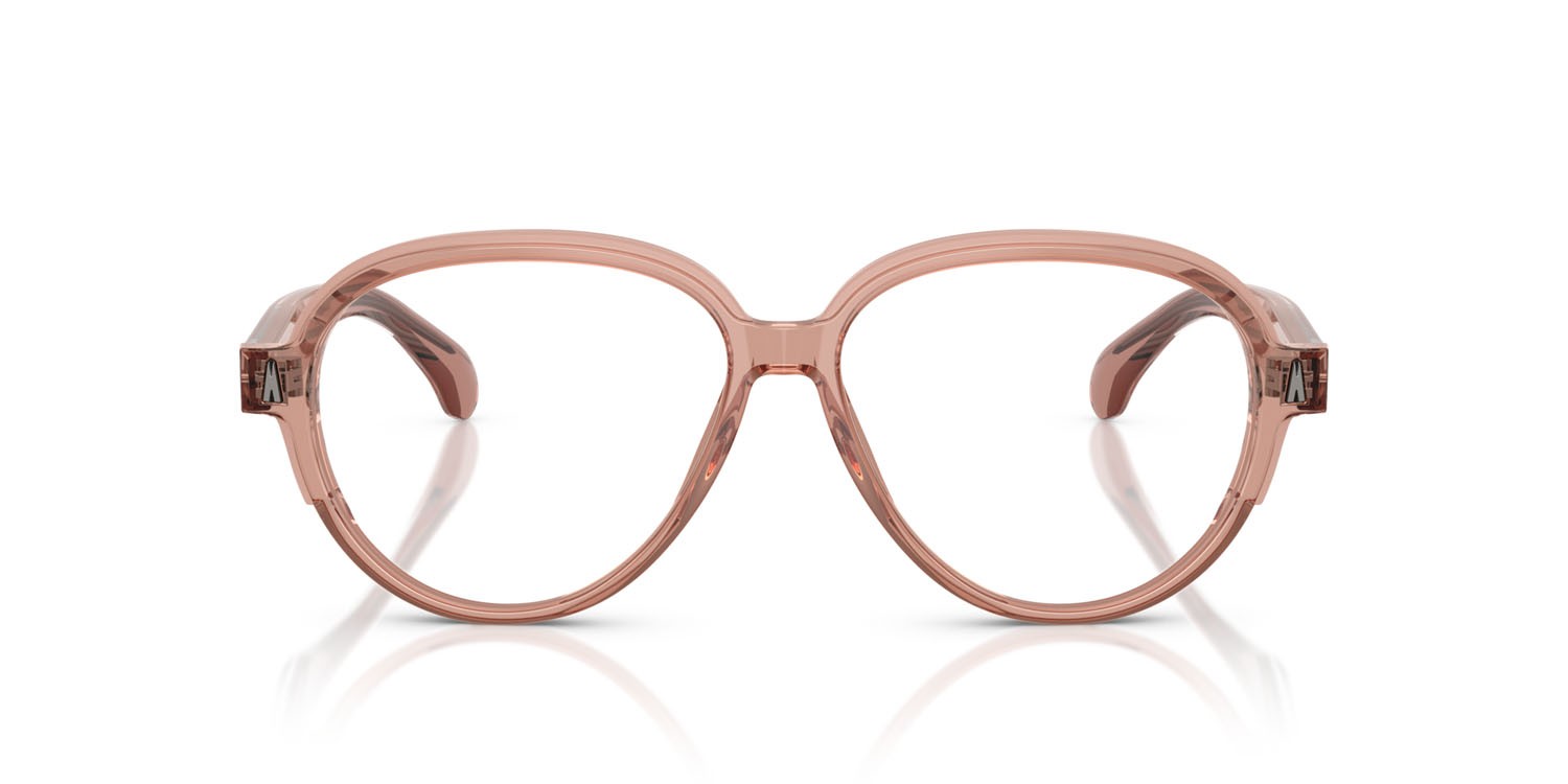 Eyeglasses Moncler ME 2003 (3008) color rosa trasparente shape aviator lenses lente demo