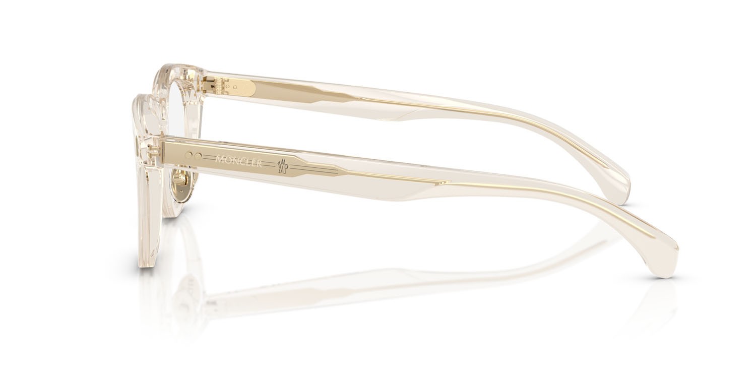 Eyeglasses Moncler ME 2004D (3003) color burro trasparente shape pantos lenses lente demo