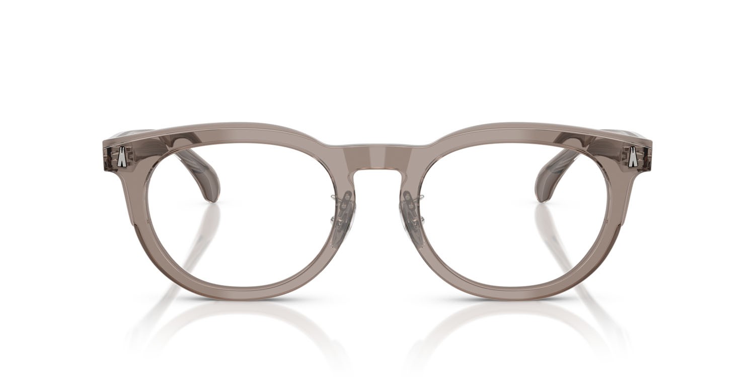 Eyeglasses Moncler ME 2004D (3009) color grigio scuro trasparente shape pantos lenses lente demo