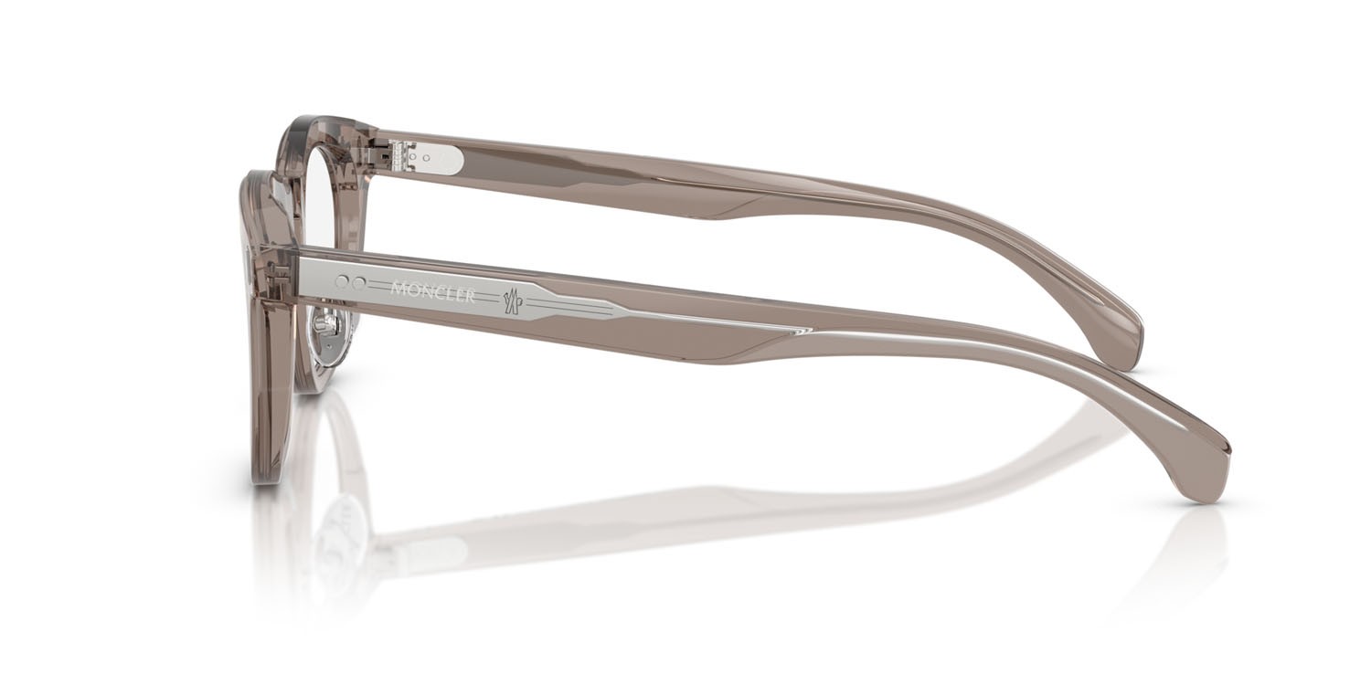 Eyeglasses Moncler ME 2004D (3009) color grigio scuro trasparente shape pantos lenses lente demo