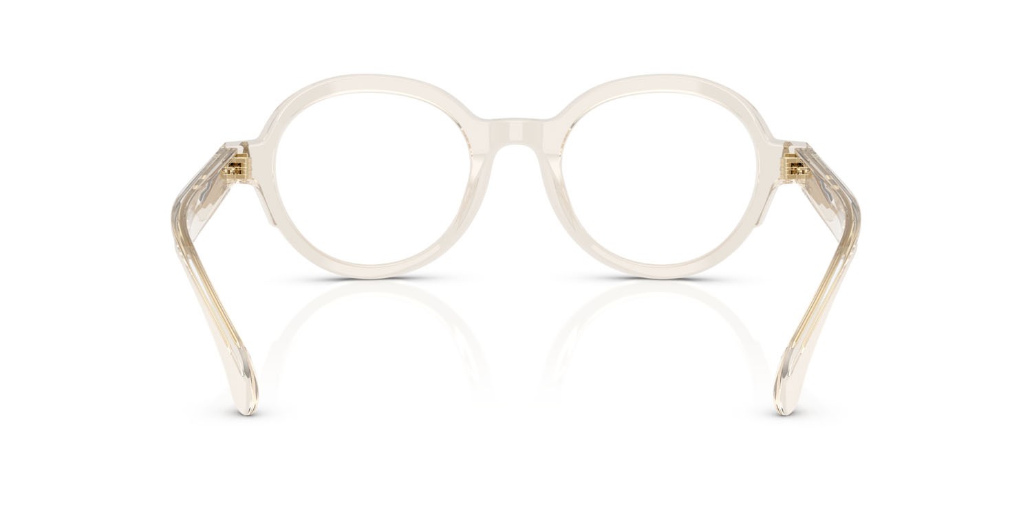 Eyeglasses Moncler ME 2005 (3003) color burro trasparente shape round lenses lente demo