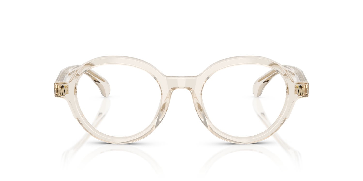 Eyeglasses Moncler ME 2005 (3003) color burro trasparente shape round lenses lente demo