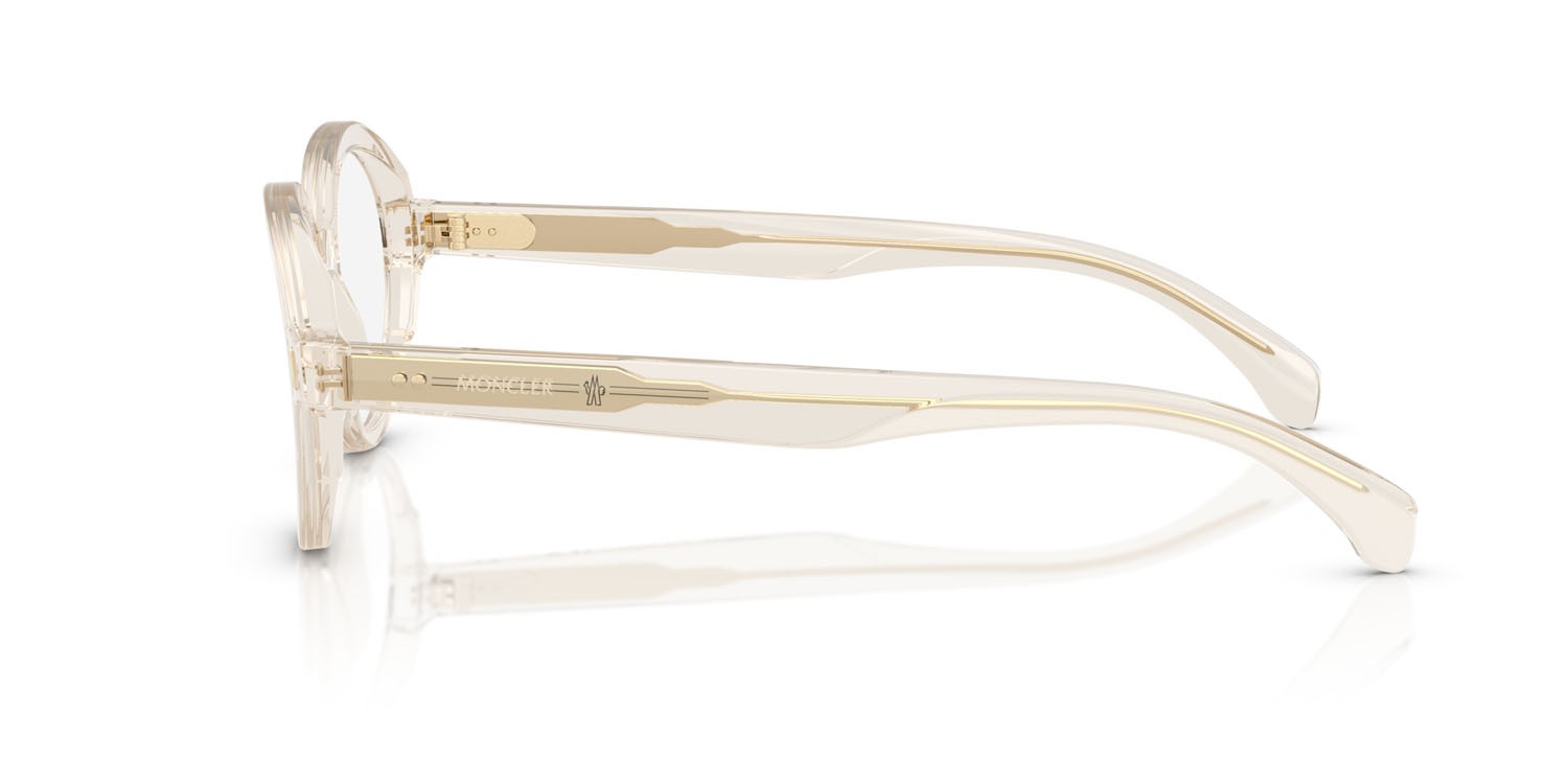 Eyeglasses Moncler ME 2005 (3003) color burro trasparente shape round lenses lente demo