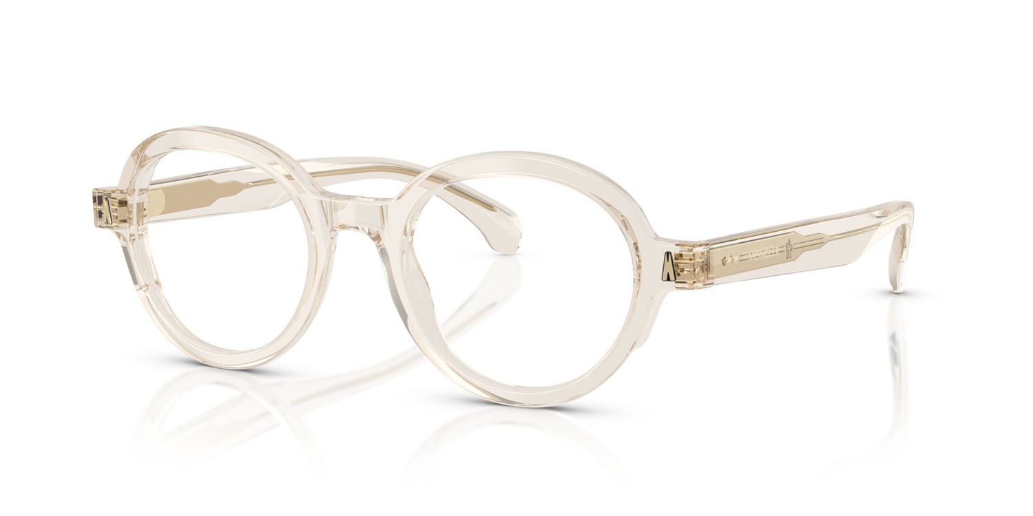 Eyeglasses Moncler ME 2005 (3003) color burro trasparente shape round lenses lente demo