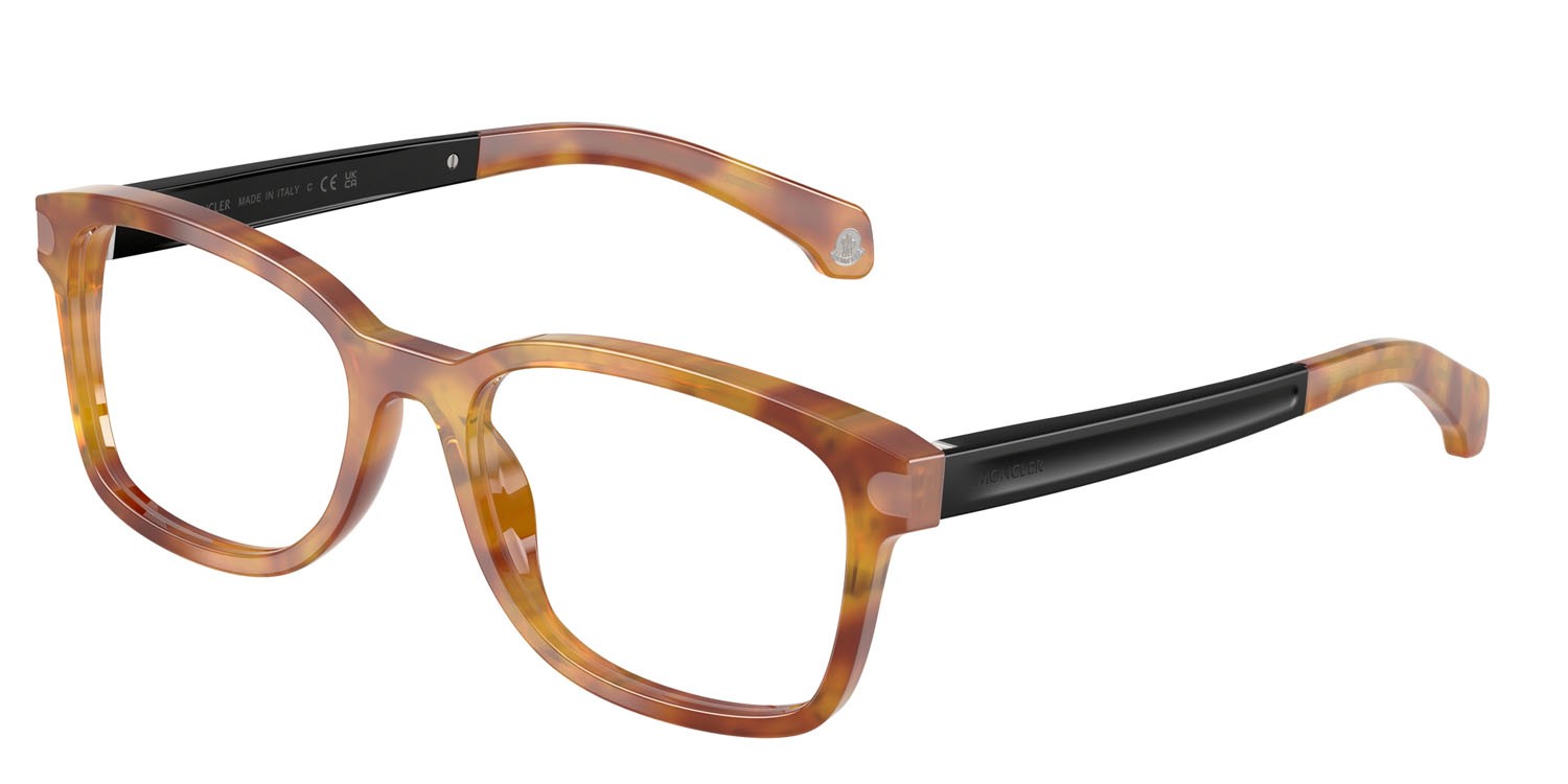 Eyeglasses Moncler ME 2006 (3011) color havana miele shape square lenses lente demo