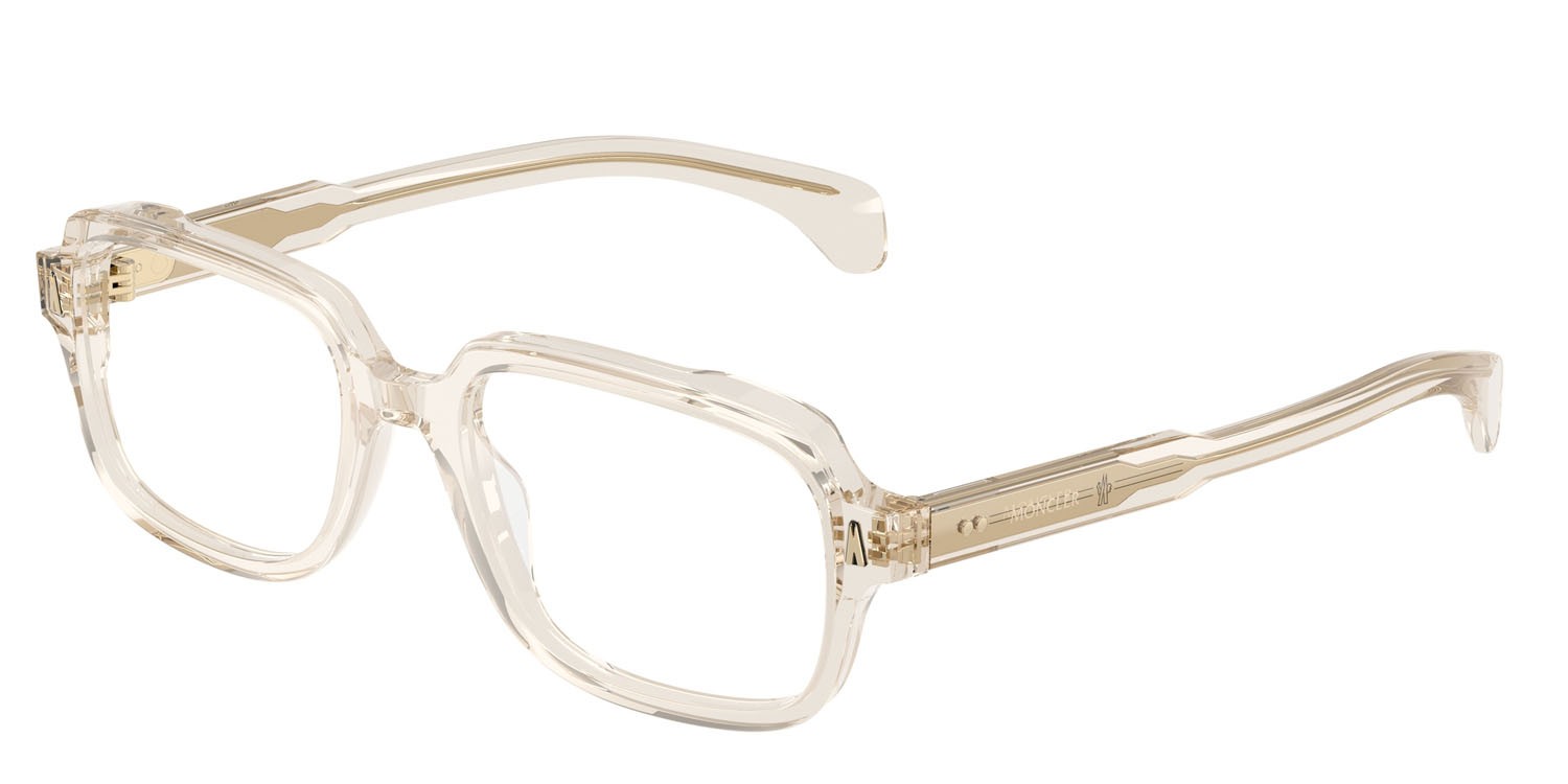 Eyeglasses Moncler ME 2008 (3003) color burro lucido trasparente shape square lenses lente demo