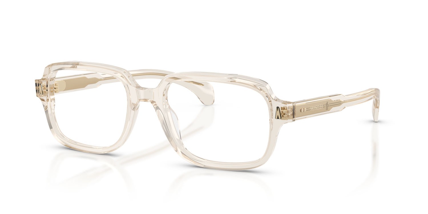 Eyeglasses Moncler ME 2008 (3003) color burro lucido trasparente shape square lenses lente demo