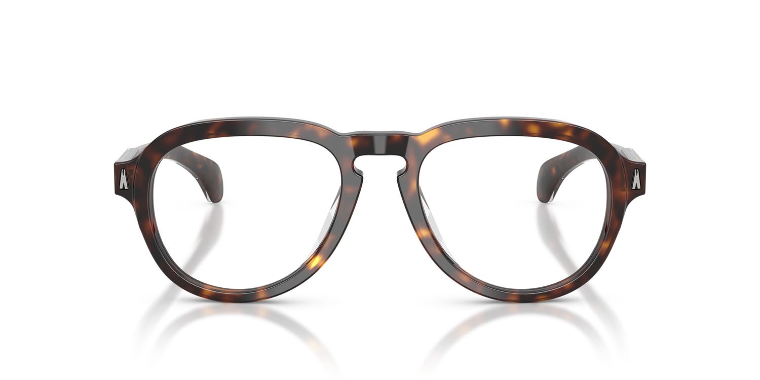 Eyeglasses Moncler ME 2009U (3002) color havana scuro lucido shape aviator lenses lente demo