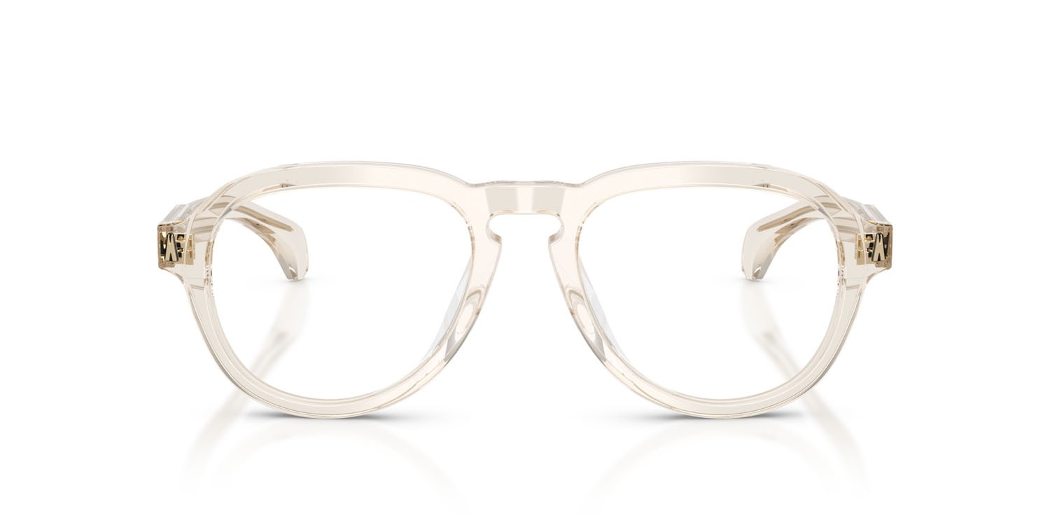 Eyeglasses Moncler ME 2009U (3003) color burro lucido trasparente shape aviator lenses lente demo