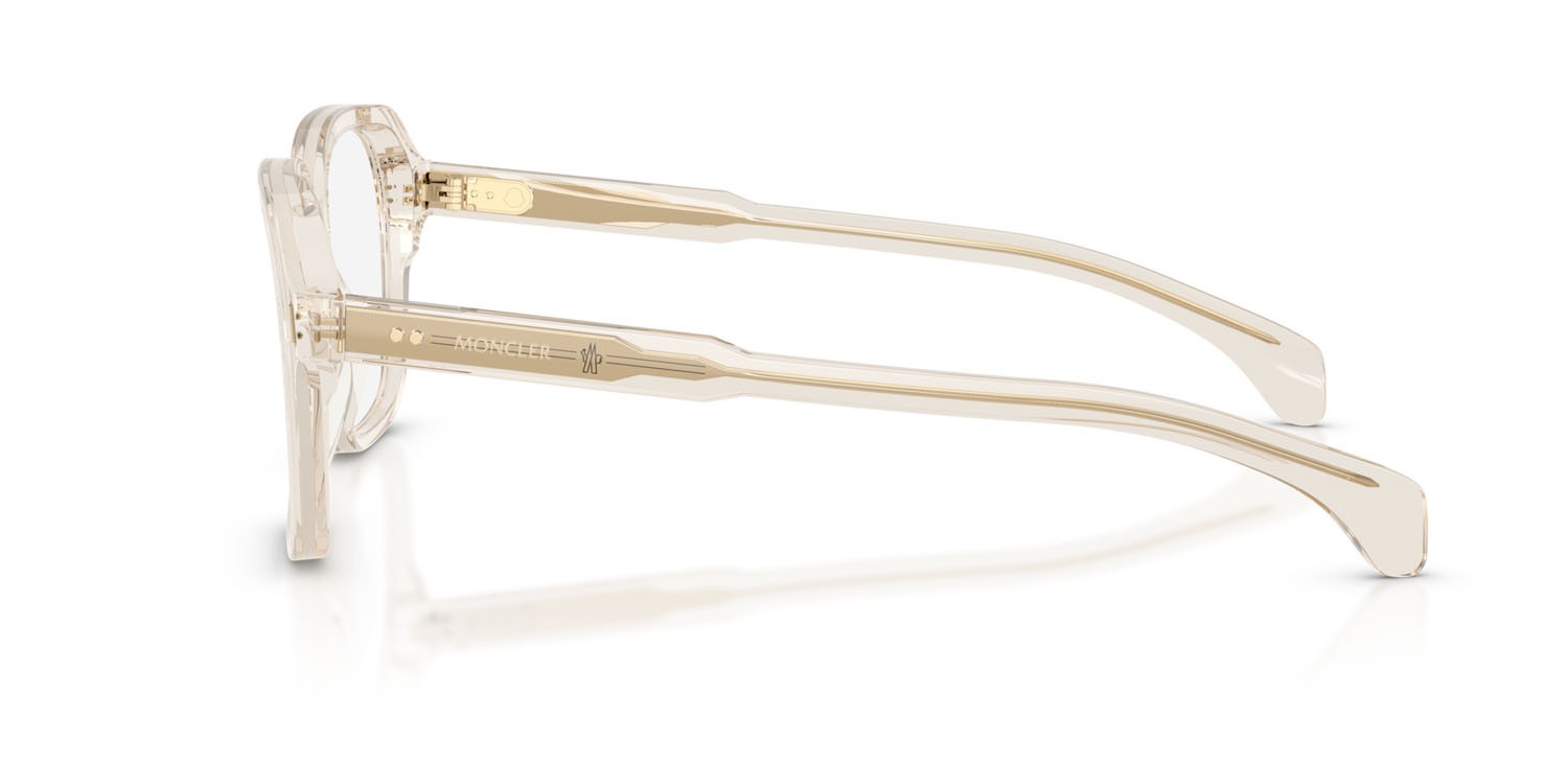 Eyeglasses Moncler ME 2010 (3003) color burro lucido trasparente shape square lenses lente demo