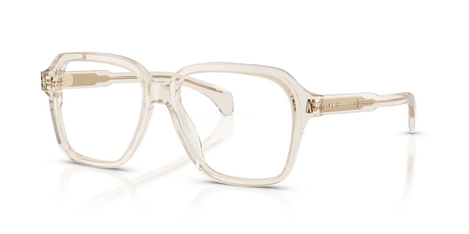 Eyeglasses Moncler ME 2010 (3003) color burro lucido trasparente shape square lenses lente demo