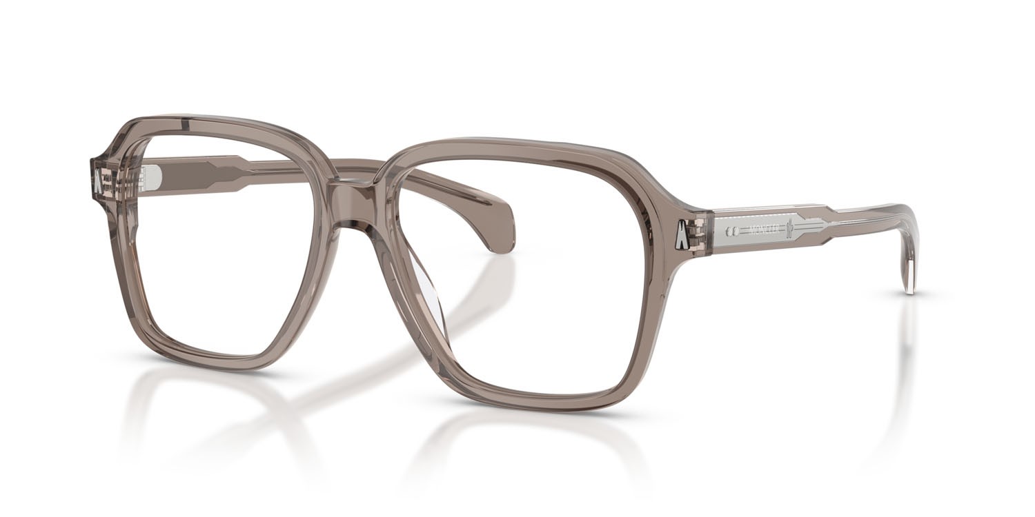 Eyeglasses Moncler ME 2010 (3009) color grigio lucido trasparente shape square lenses lente demo