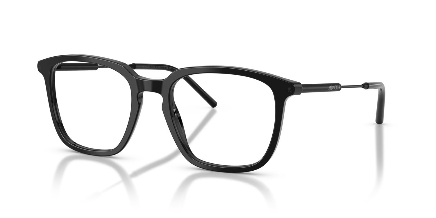 Eyeglasses Moncler ME 2012 (3001) color nero lucido shape pantos lenses lente demo