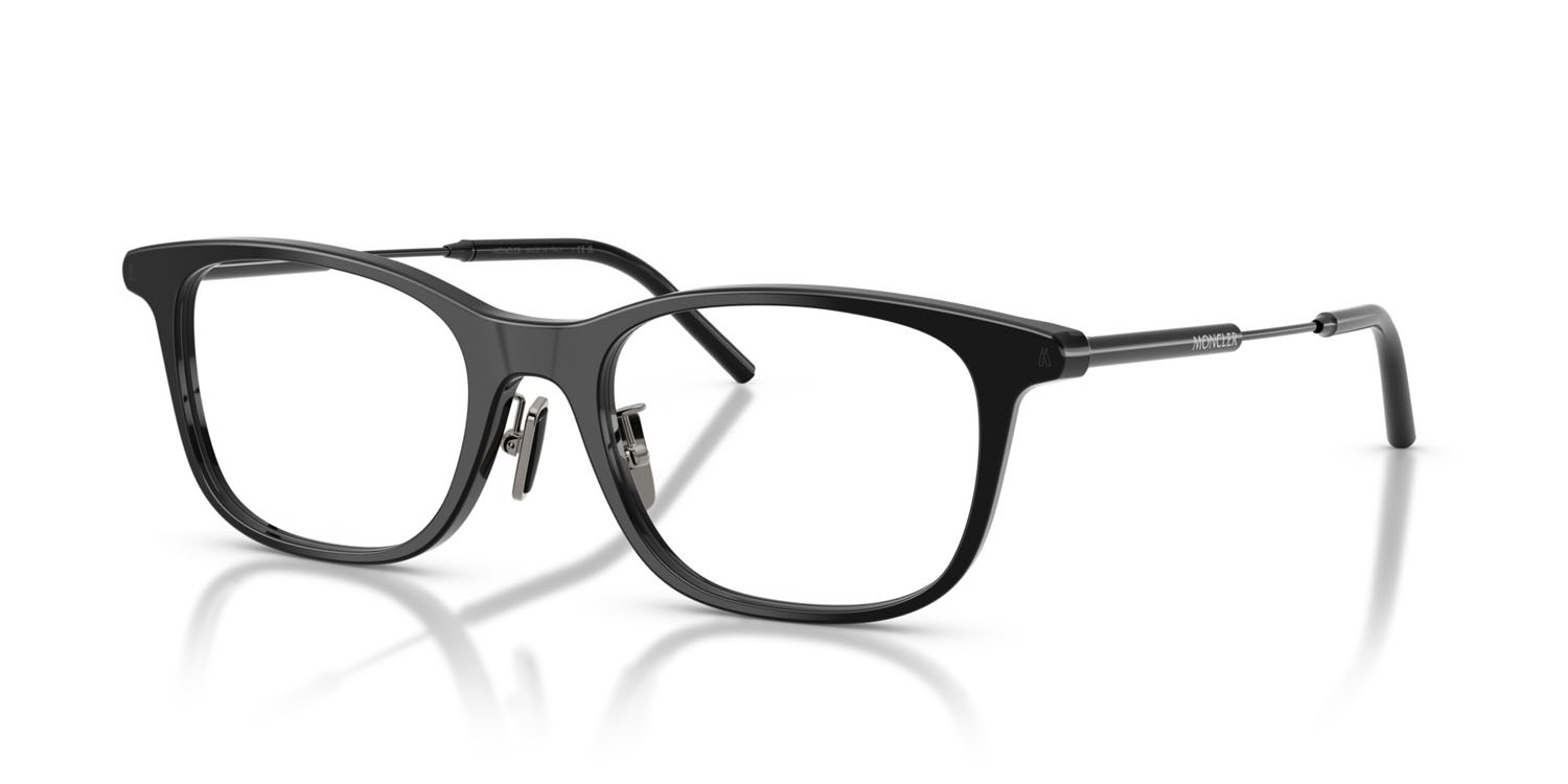 Eyeglasses Moncler ME 2013D (3001) color nero lucido shape square lenses lente demo